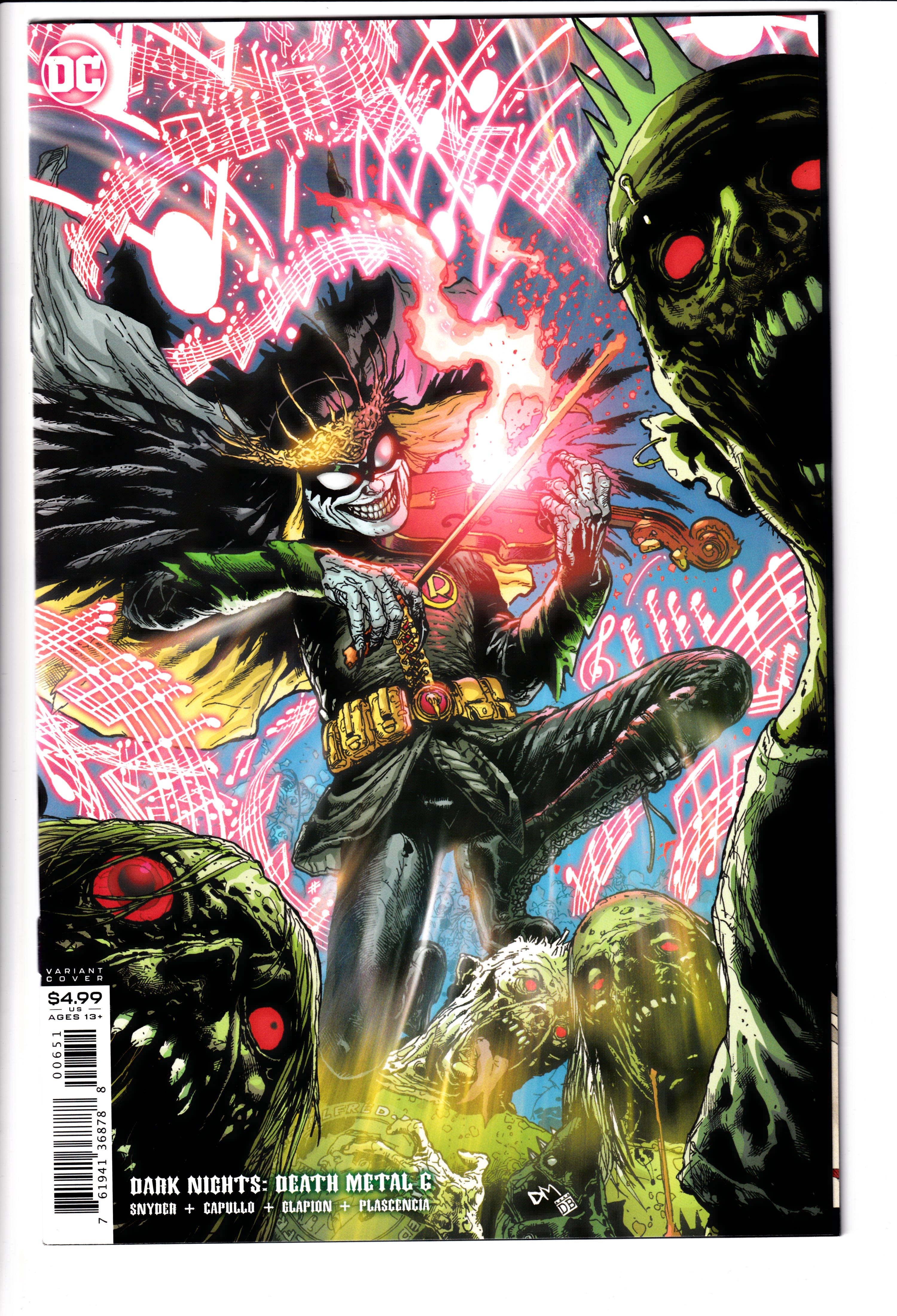 Dark Knights: Death Metal #6 1:25 Incentive Var. NM (9.8) (2020)