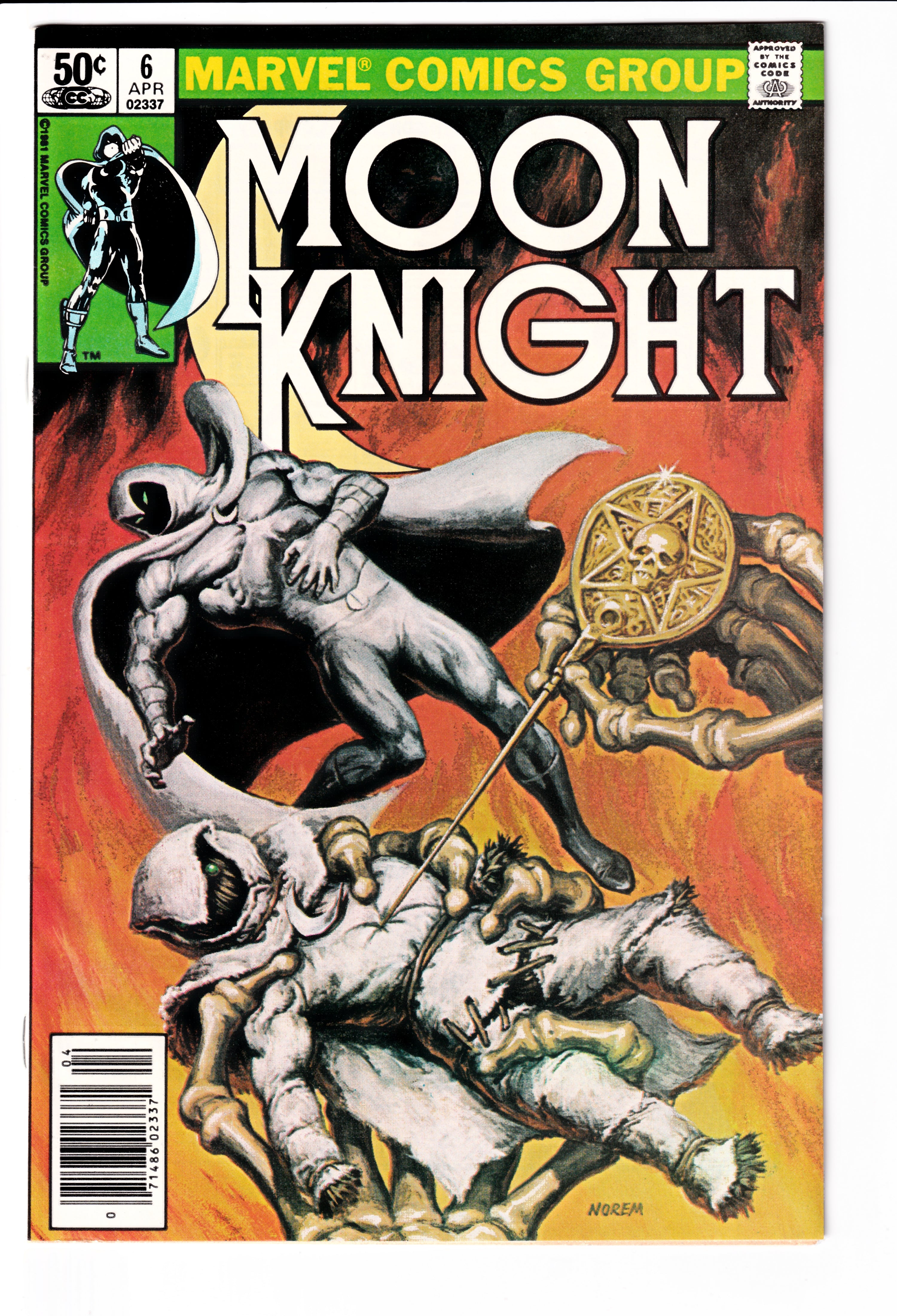 Moon Knight #6 Newsstand NM (9.4) (1980)