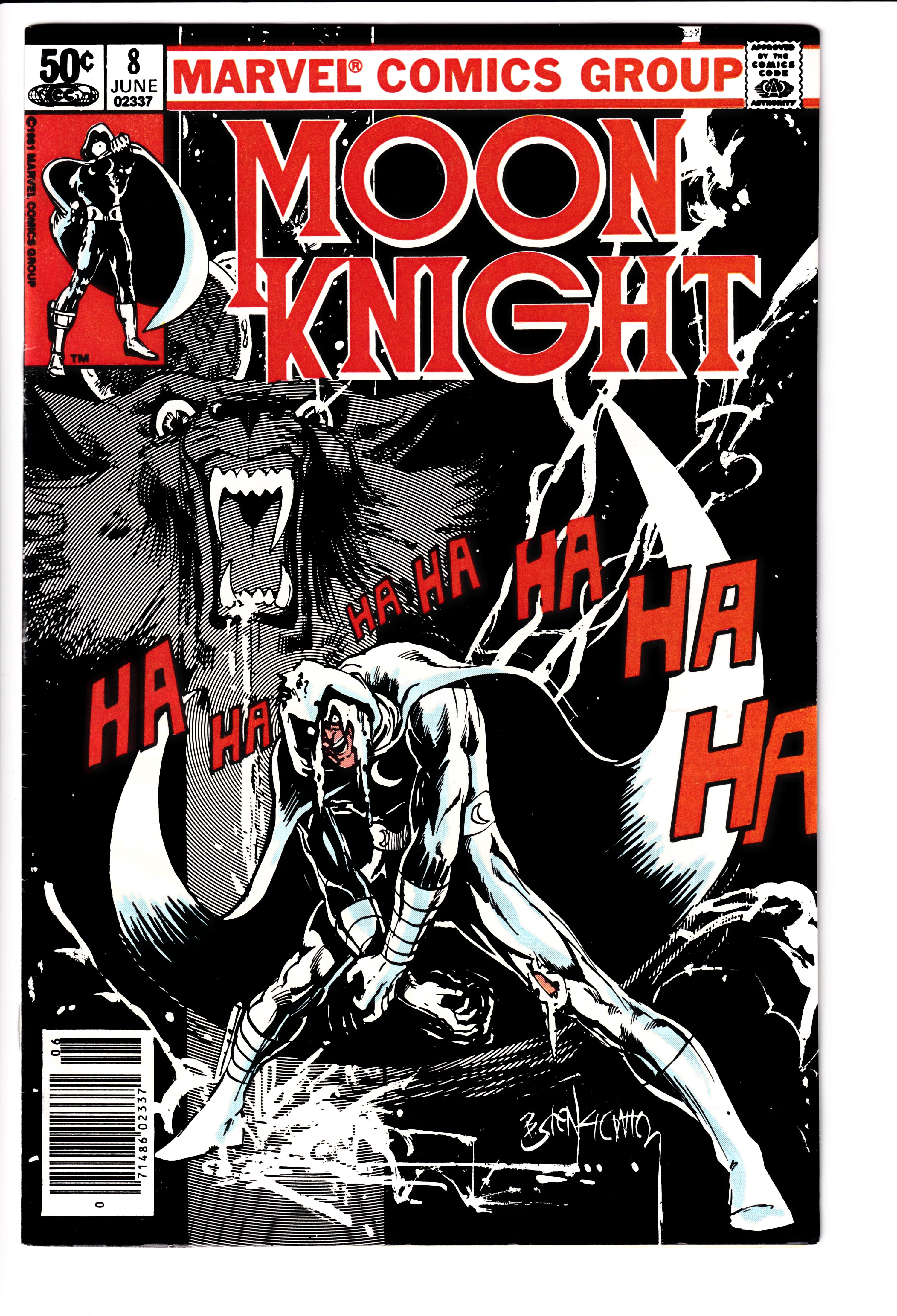 Moon Knight #8 Newsstand NM (9.0) (1980)