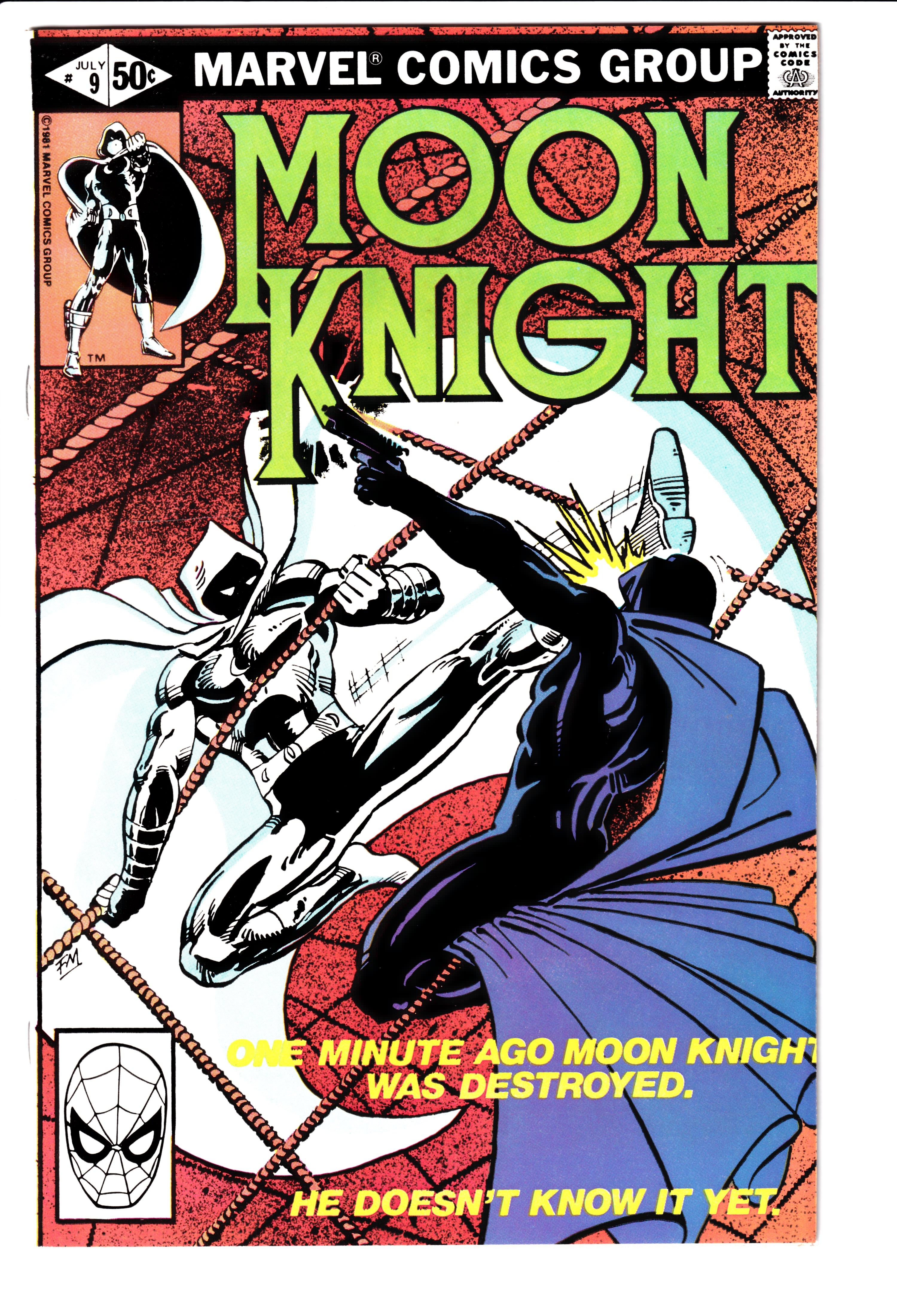 Moon Knight #9 NM (9.4) (1981)