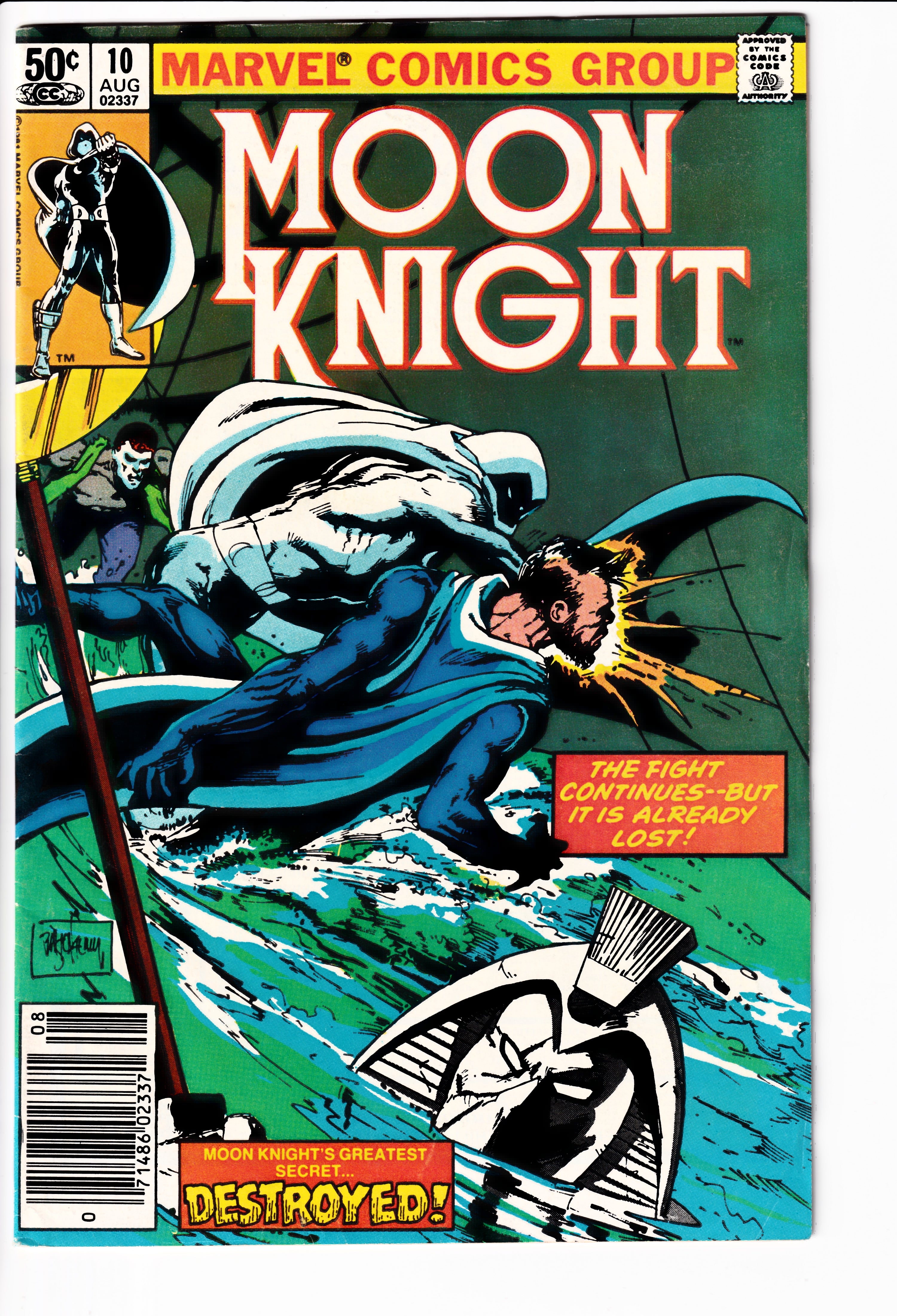Moon Knight #10 Newsstand VF (7.5) (1981)