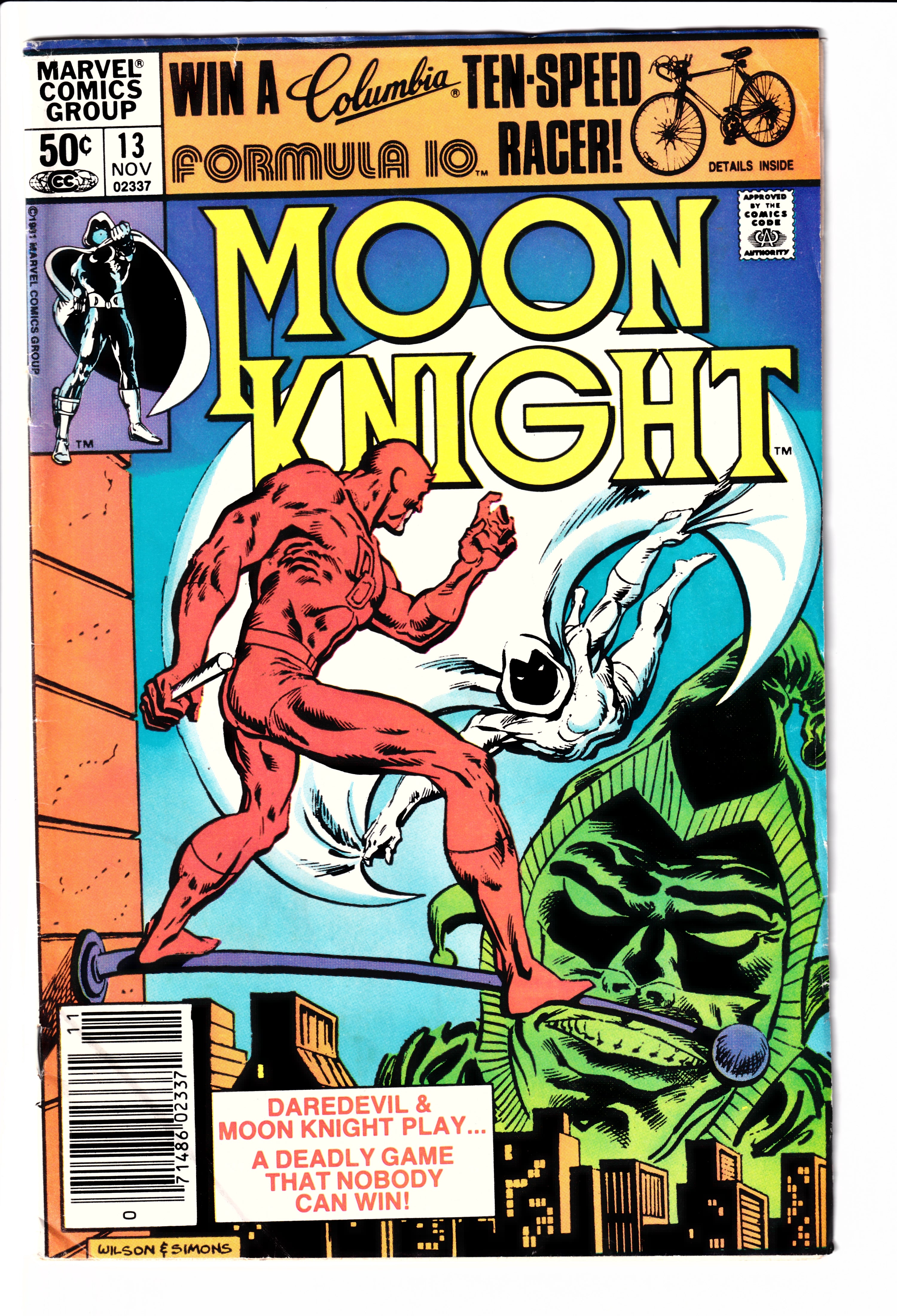 Moon Knight #13 Newsstand FN (6.5) (1981)