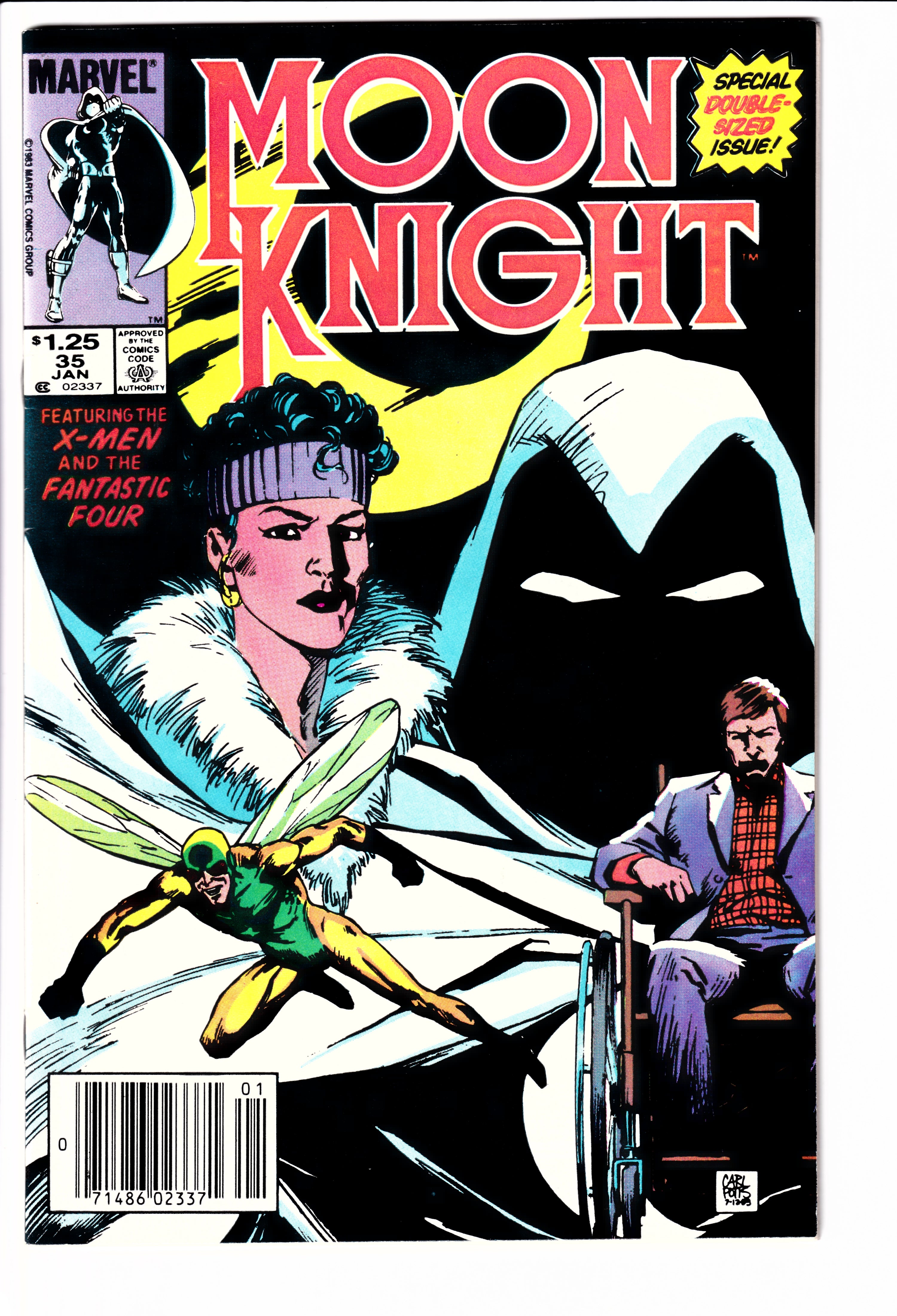 Moon Knight #35 Canadian Price Var. VF (8.5) (1984)