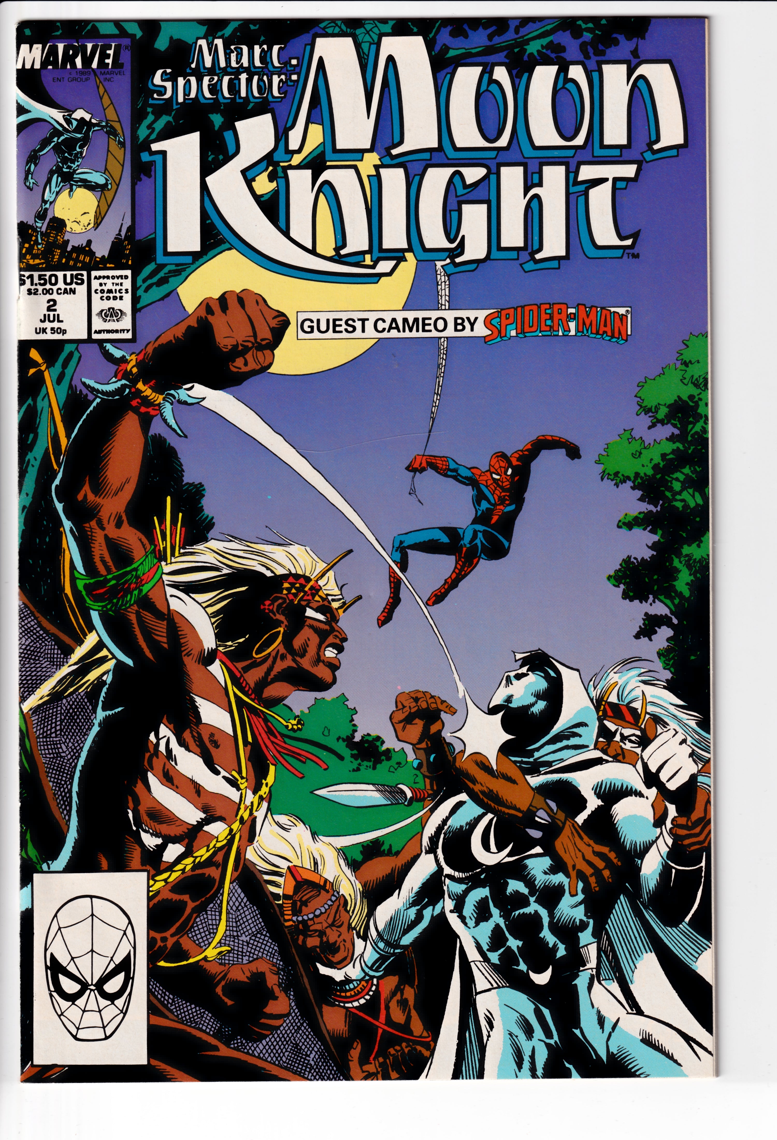 Marc Spector: Moon Knight #2 NM (9.6) (1989)