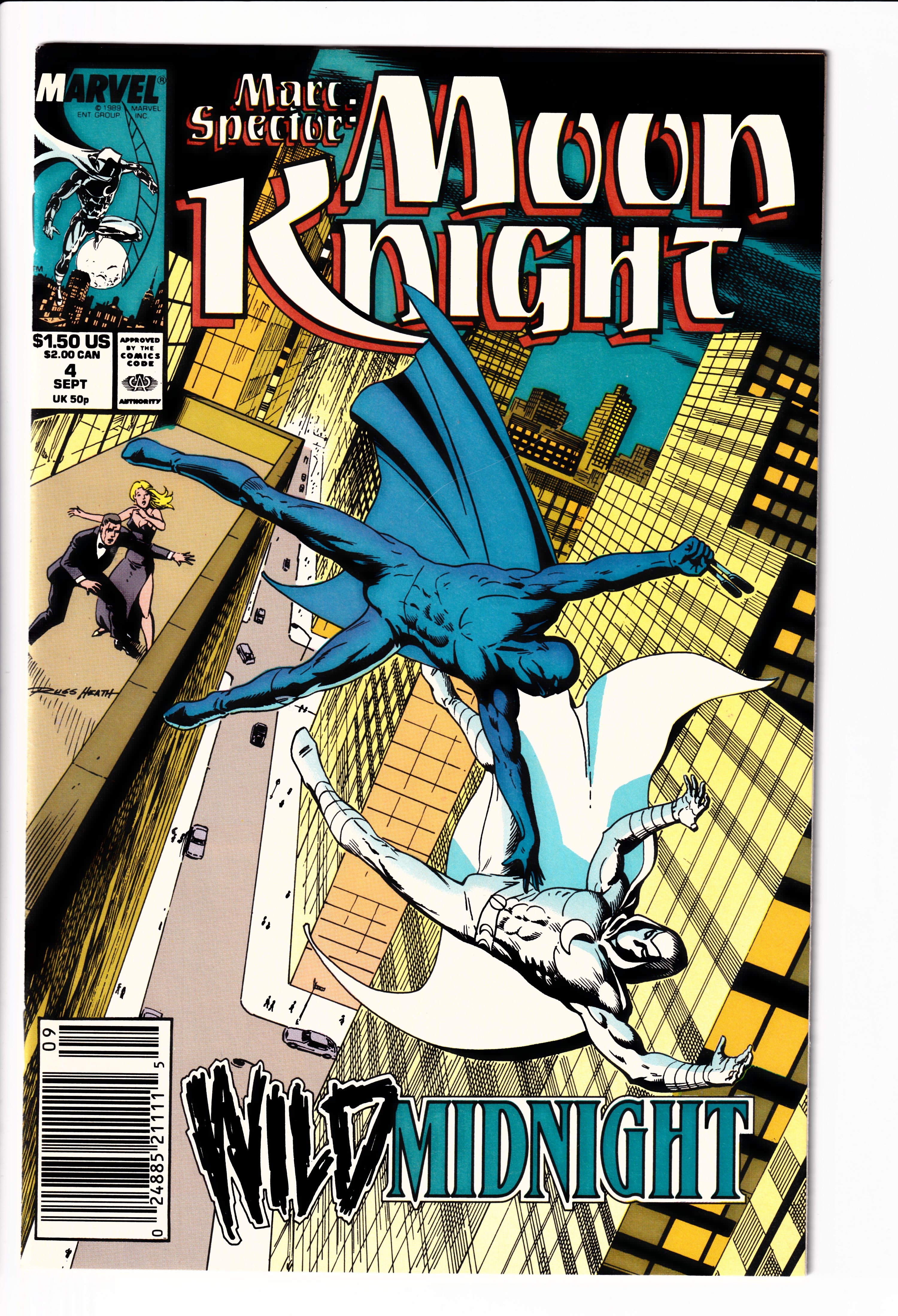 Marc Spector: Moon Knight #4 NM (9.6) (1989)