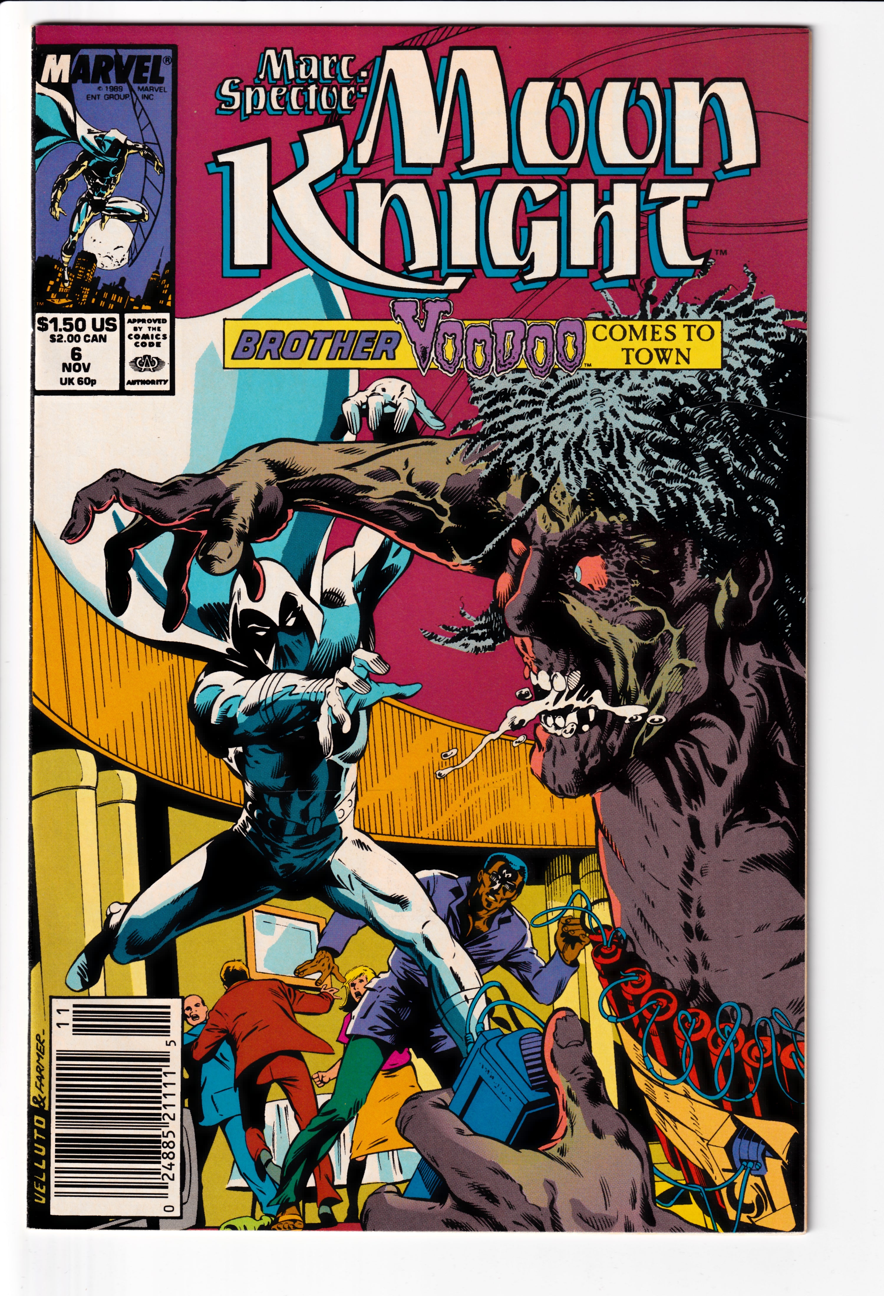Marc Spector: Moon Knight #6 NM (9.6) (1989)