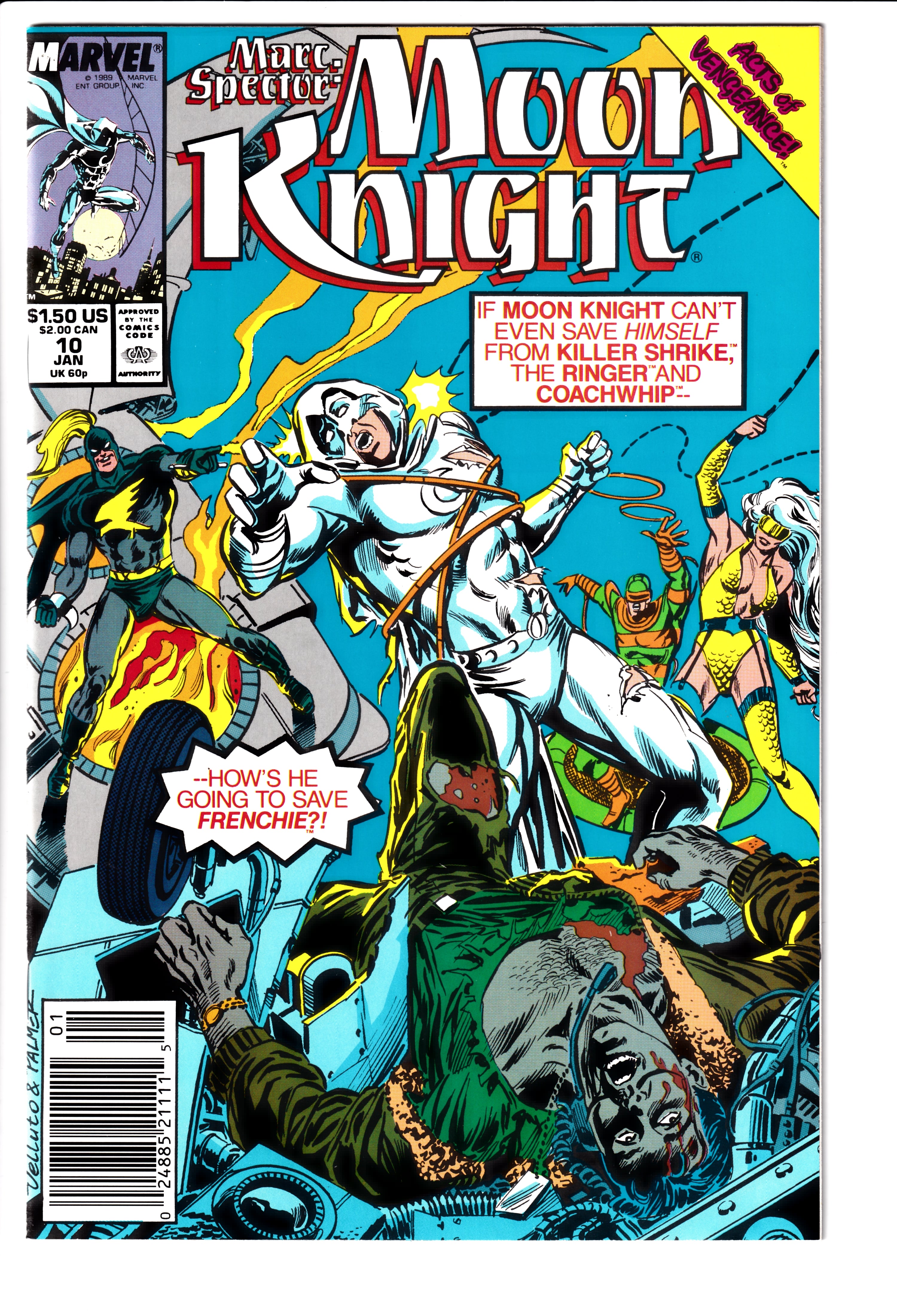 Marc Spector: Moon Knight #10 NM (9.6) (1990)