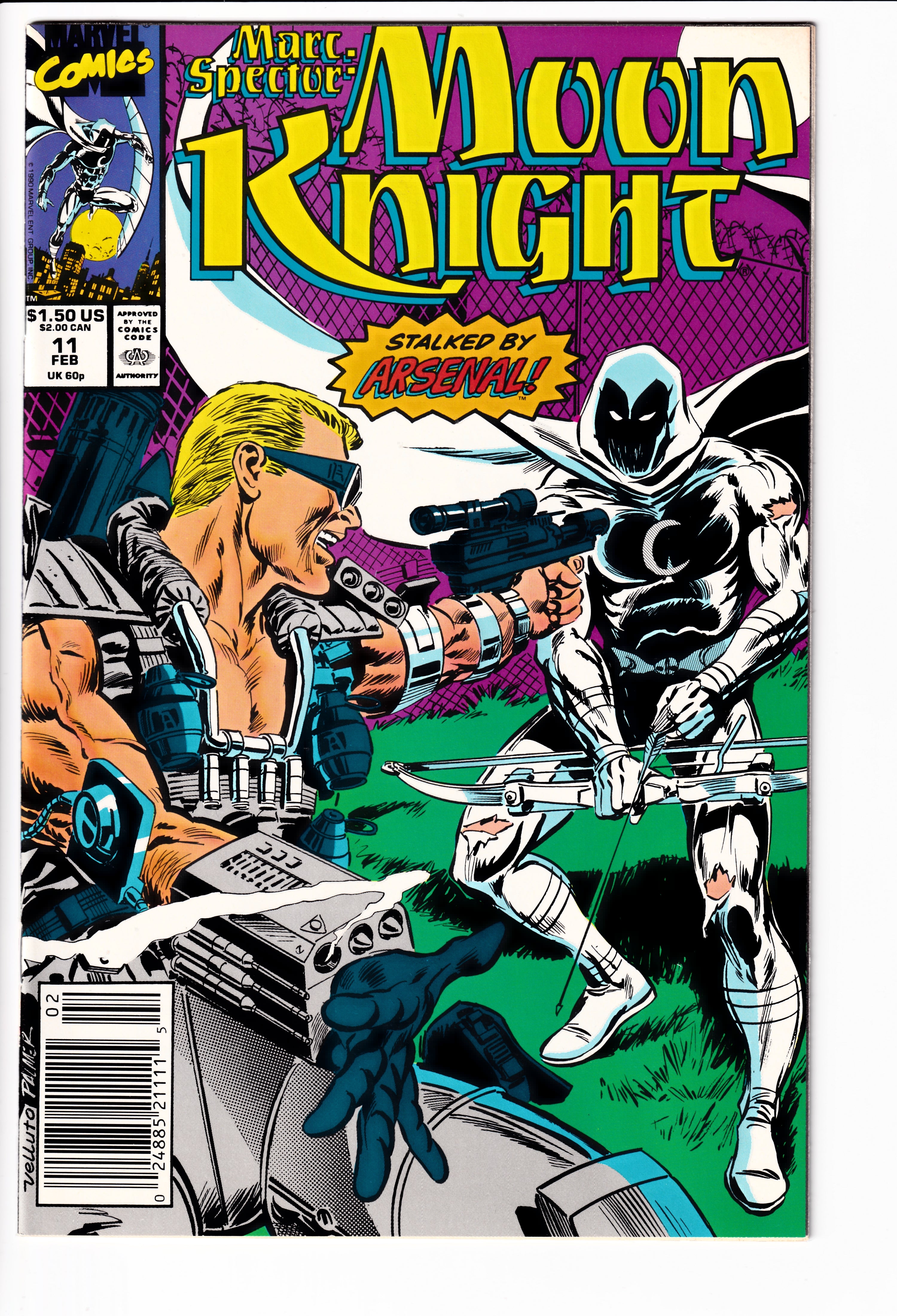 Marc Spector: Moon Knight #11 NM (9.6) (1990)