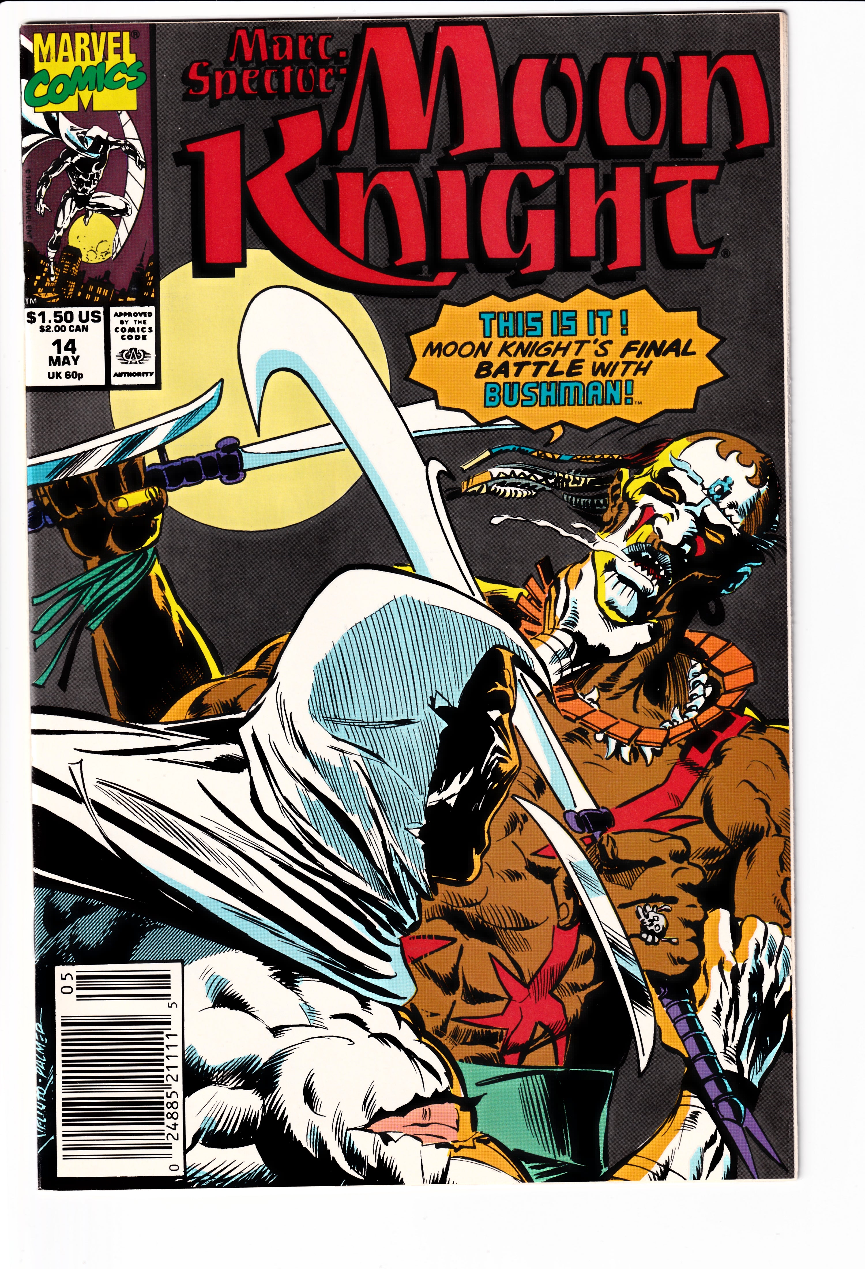 Marc Spector: Moon Knight #14 NM (9.4) (1990)