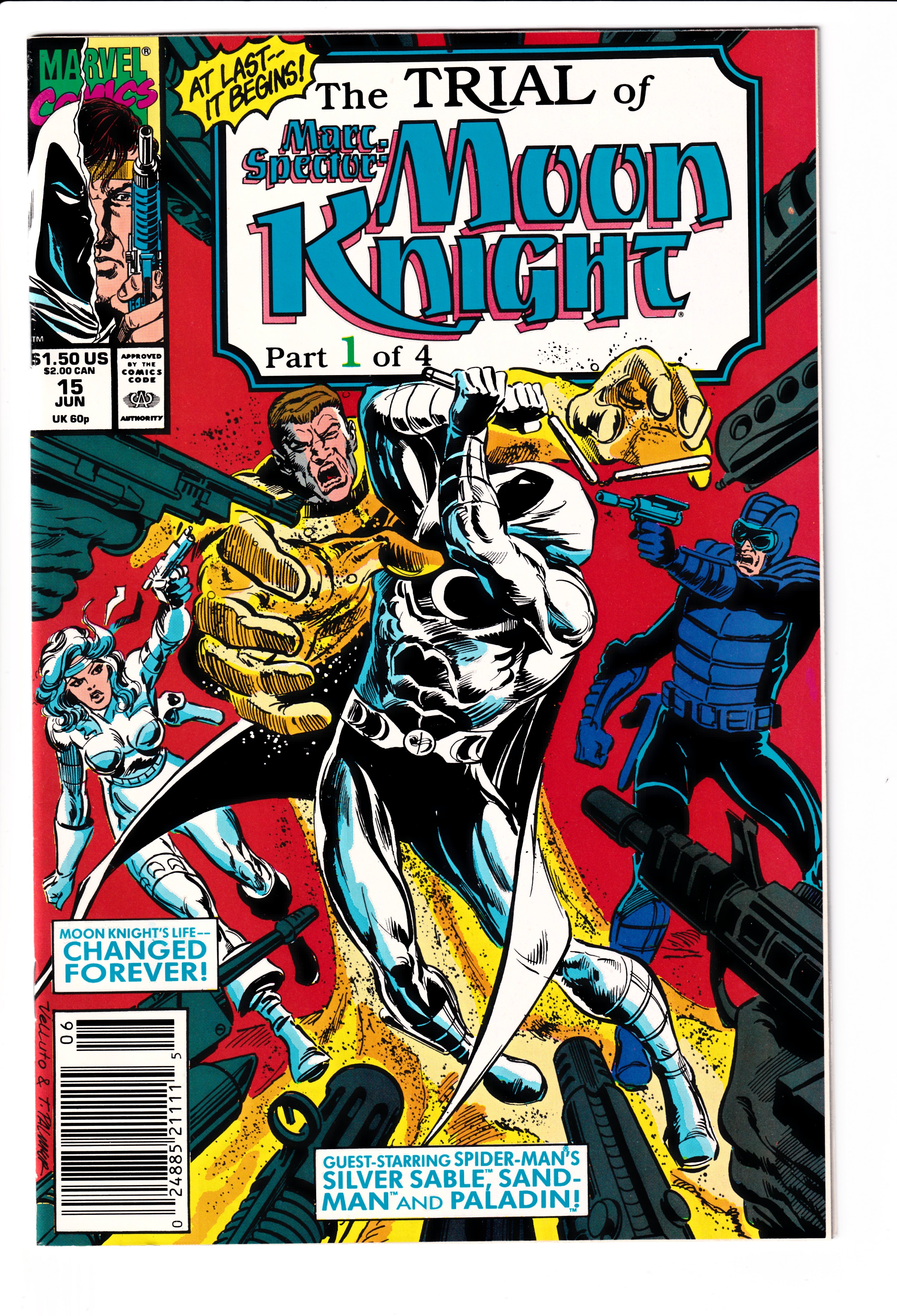 Marc Spector: Moon Knight #15 NM (9.4) (1990)