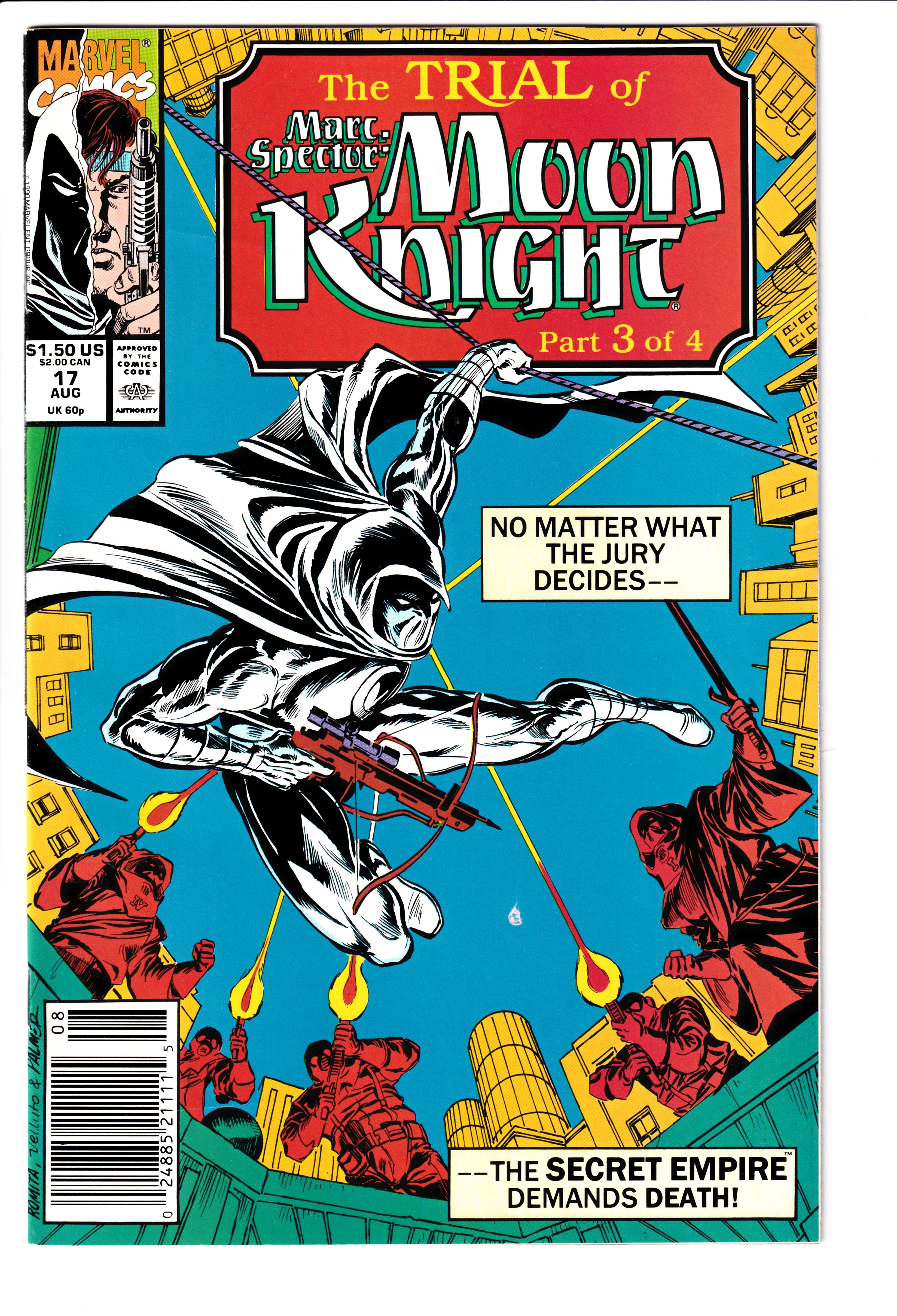Marc Spector: Moon Knight #17 NM (9.4) (1990)