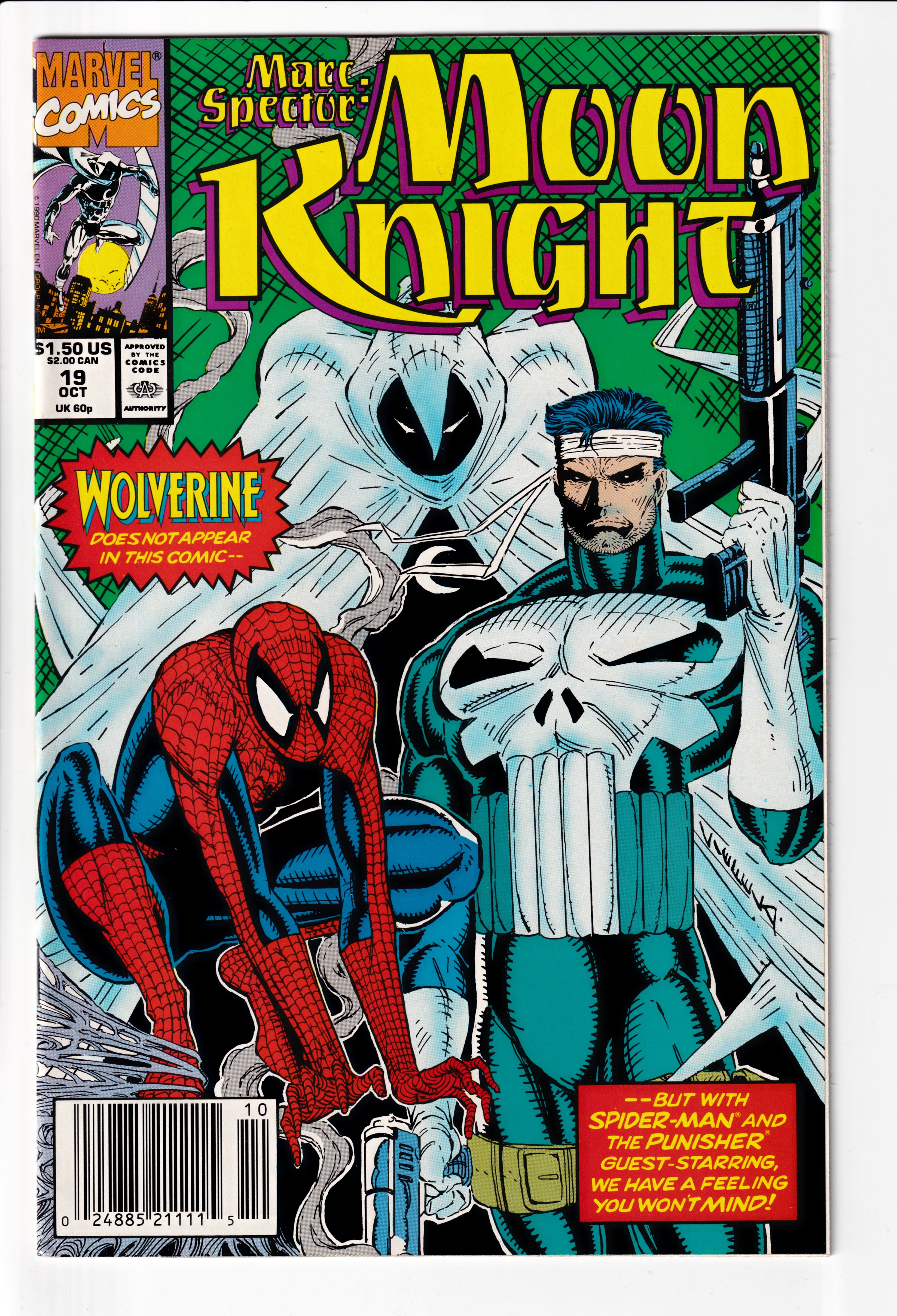 Marc Spector: Moon Knight #19 NM (9.4) (1990)