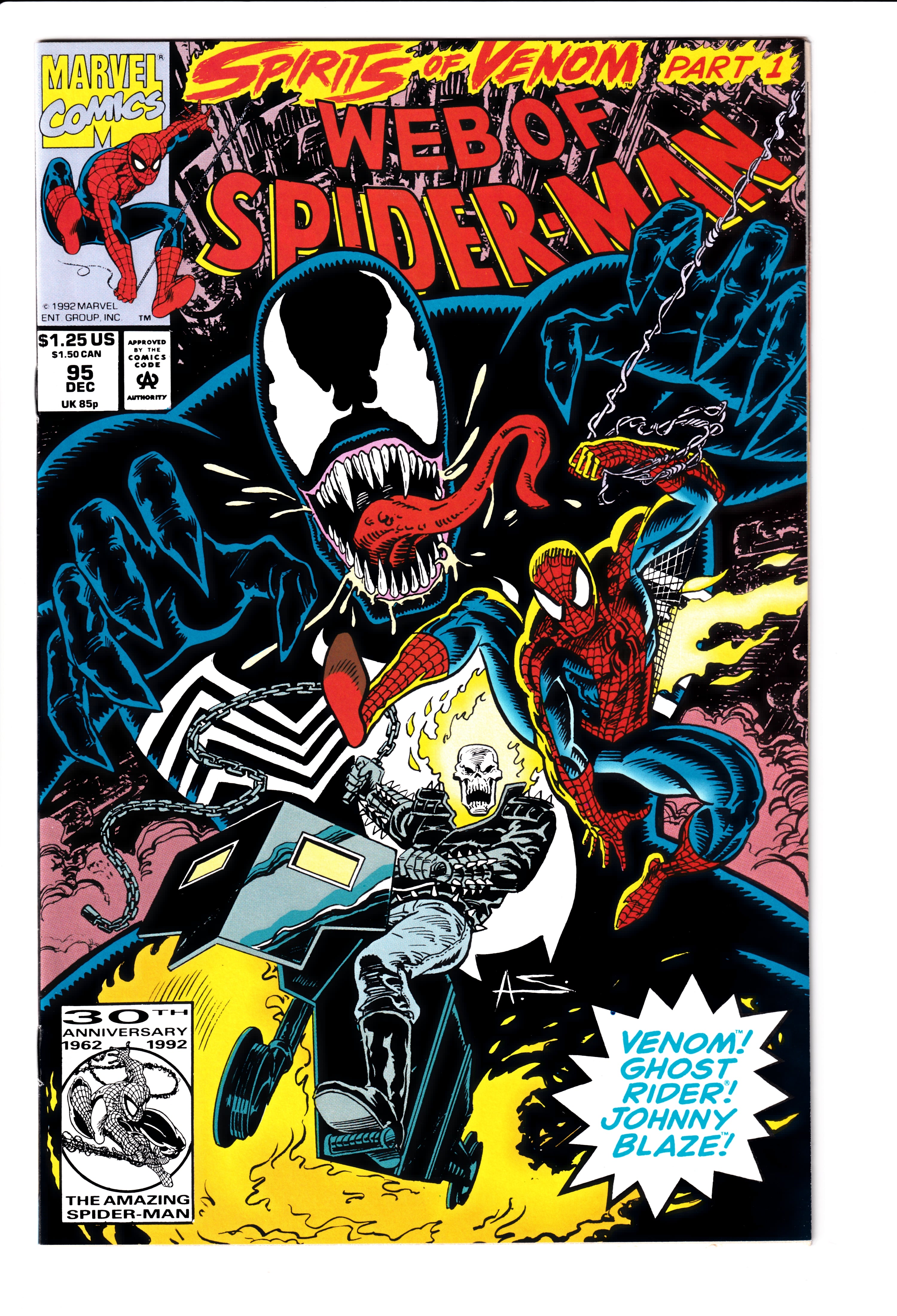 Web of Spider-Man #95 NM (9.4) (1992)