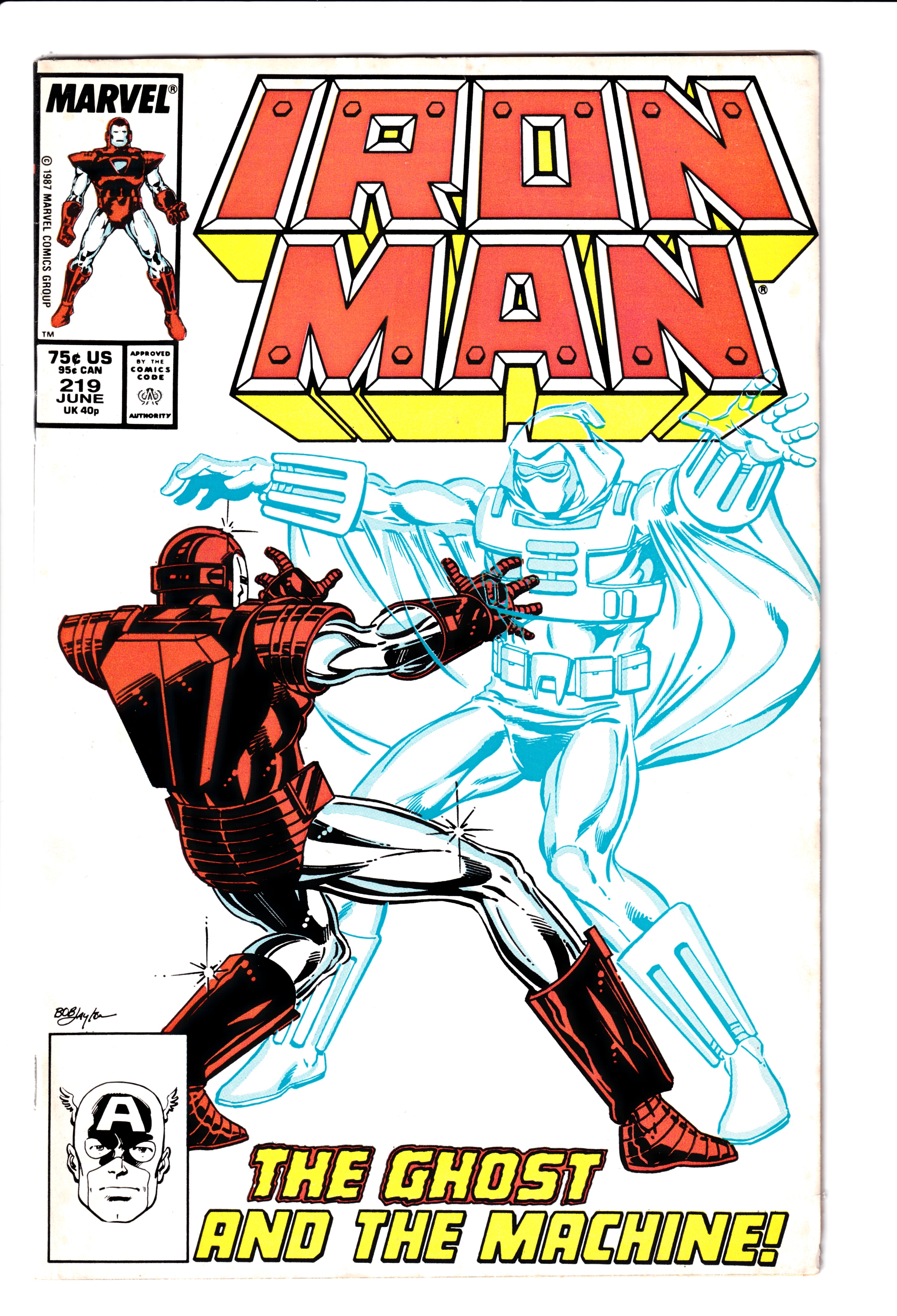 Iron Man #219 Mid Grade (1987)