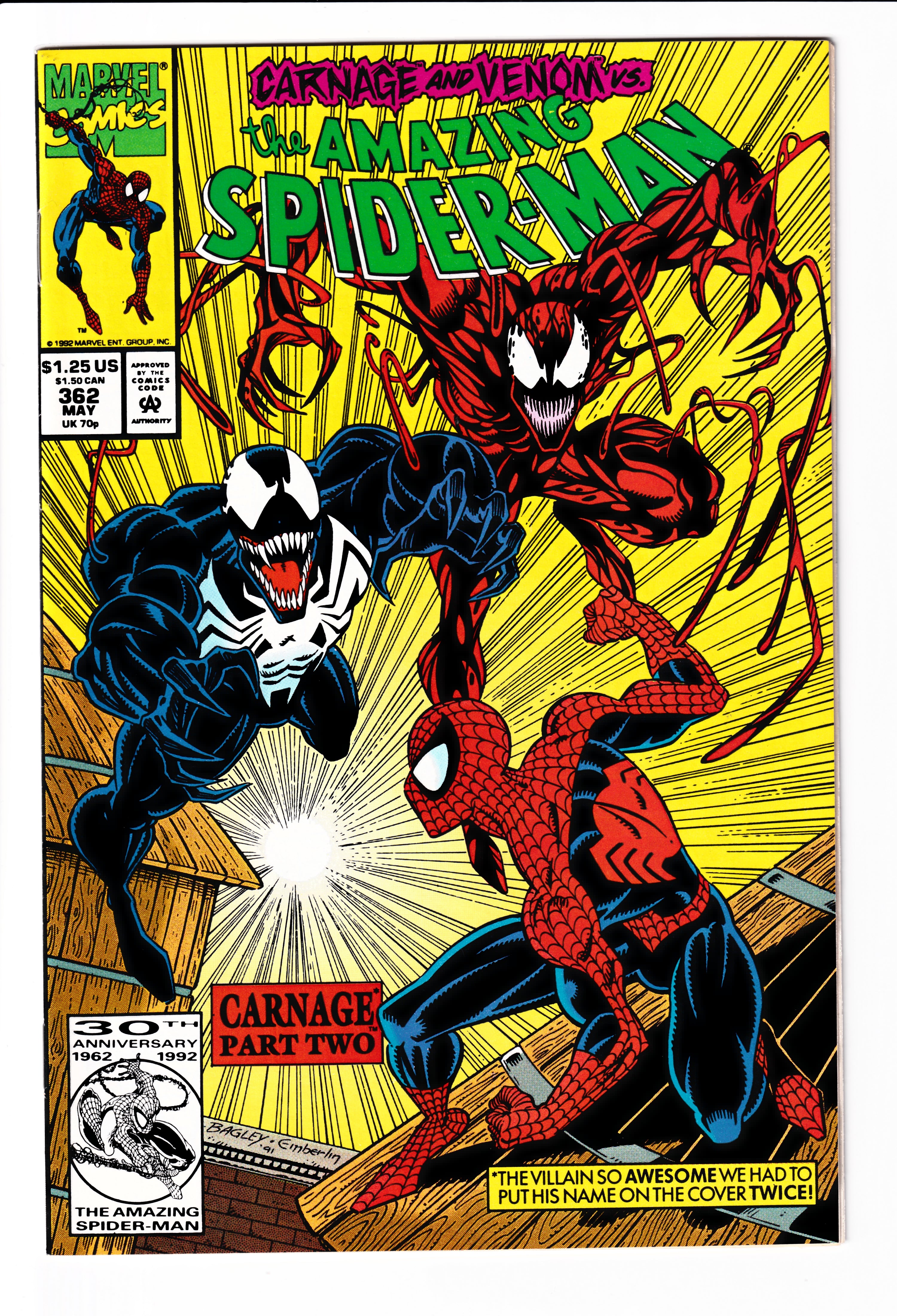 Amazing Spider-Man #362 NM (9.4) (1992)