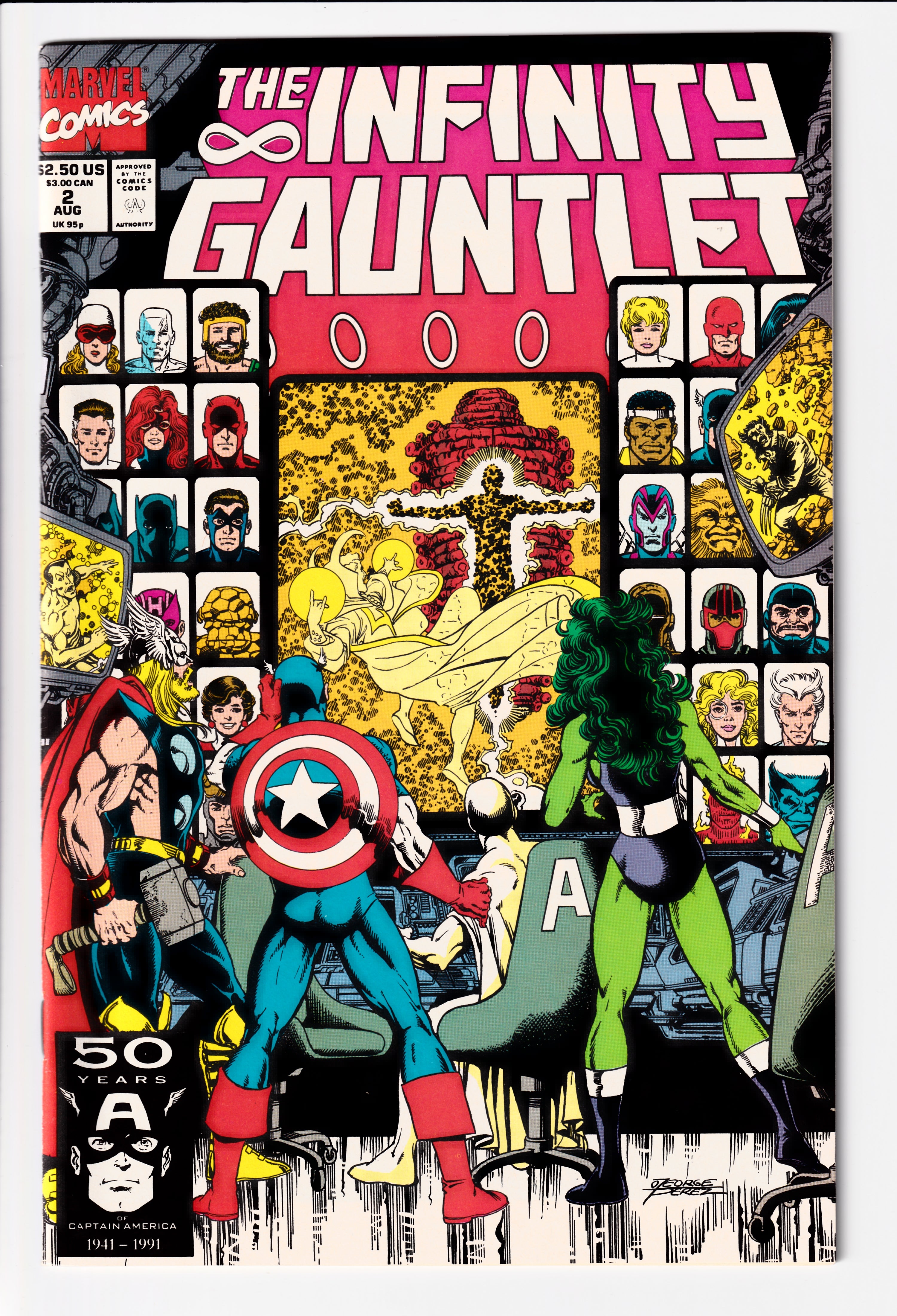 Infinity Gauntlet #2 NM (9.6) (1991)