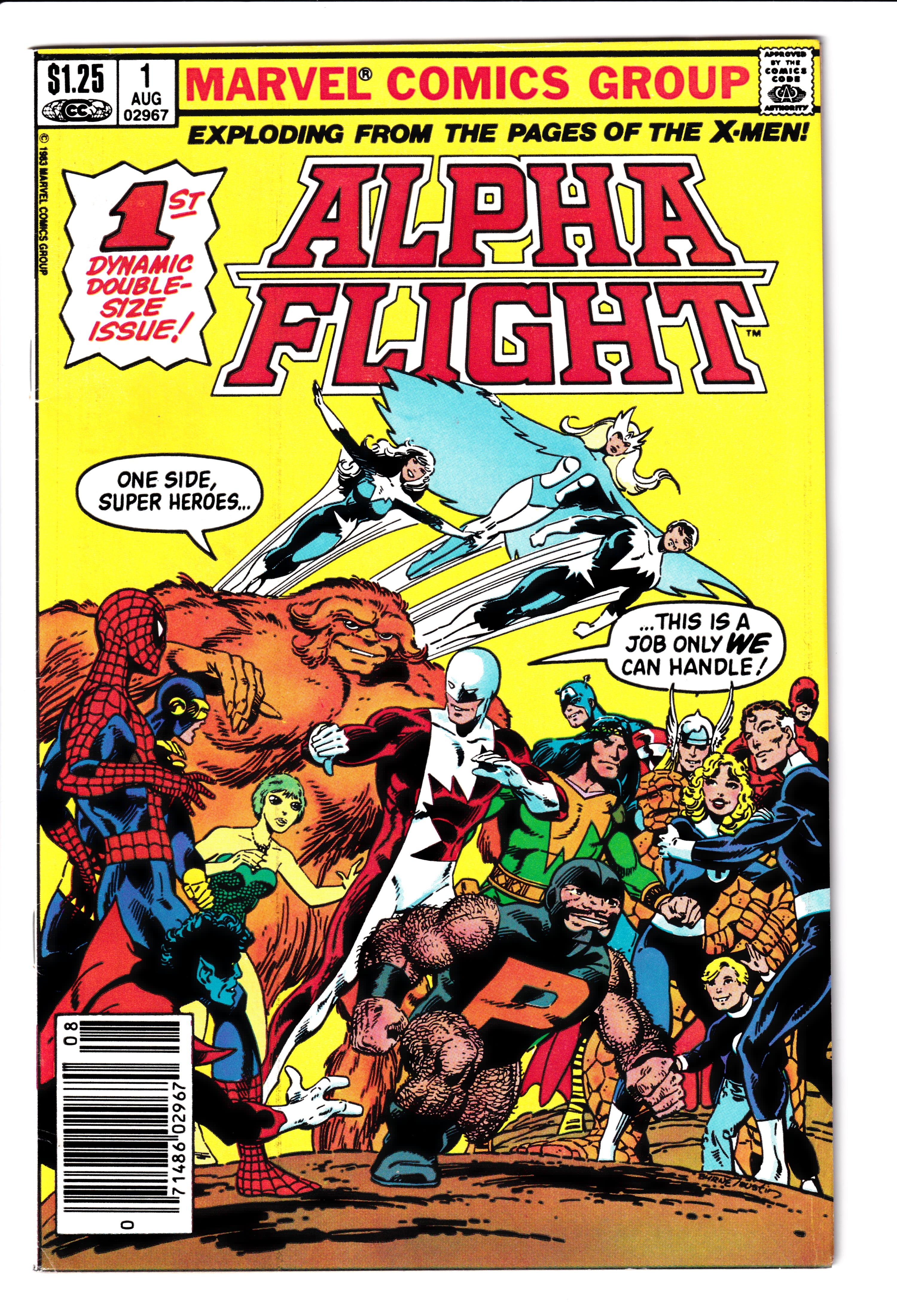 Alpha Flight #1 Canadian Price Var. VF (8.5) (1983)