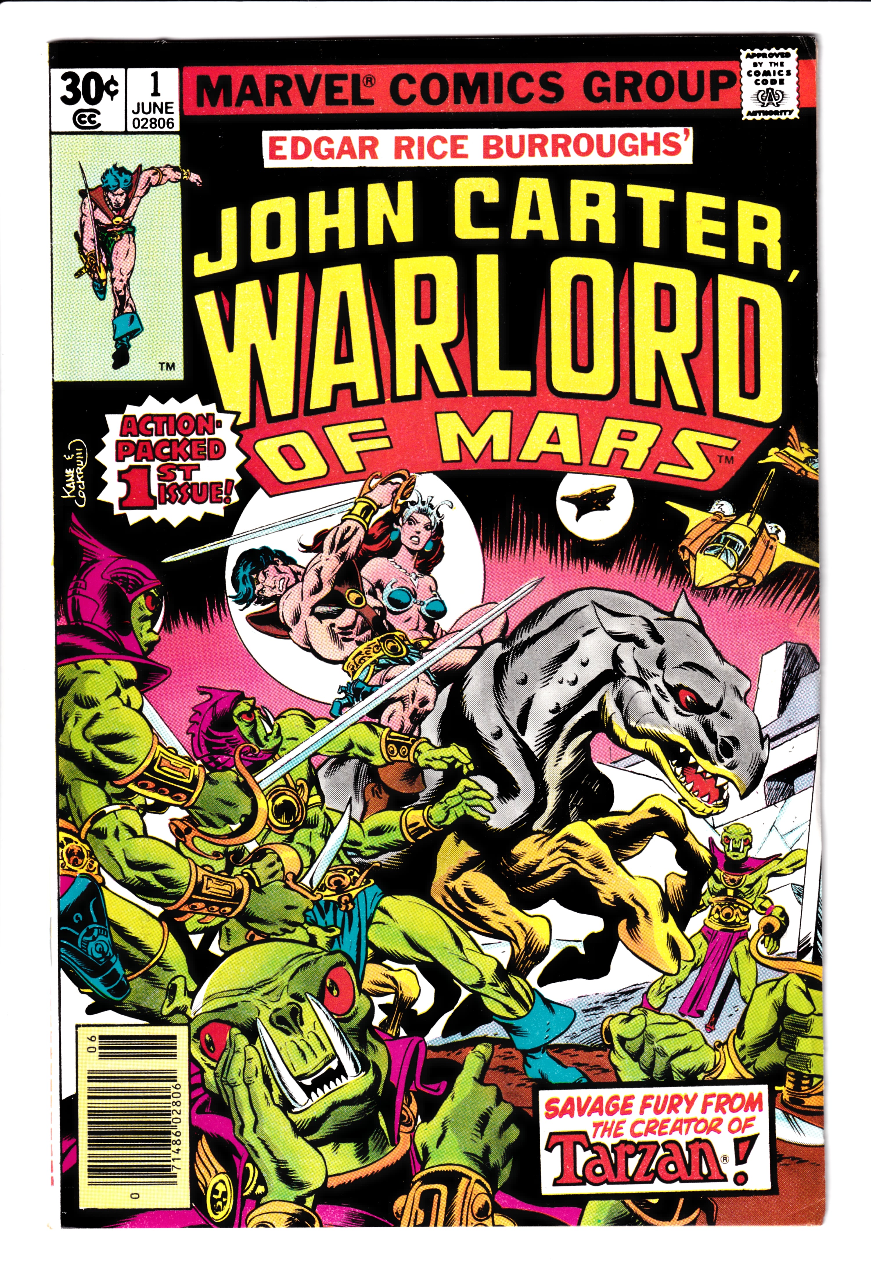 John Carter: Warlord of Mars #1 NM (9.4) (1977)
