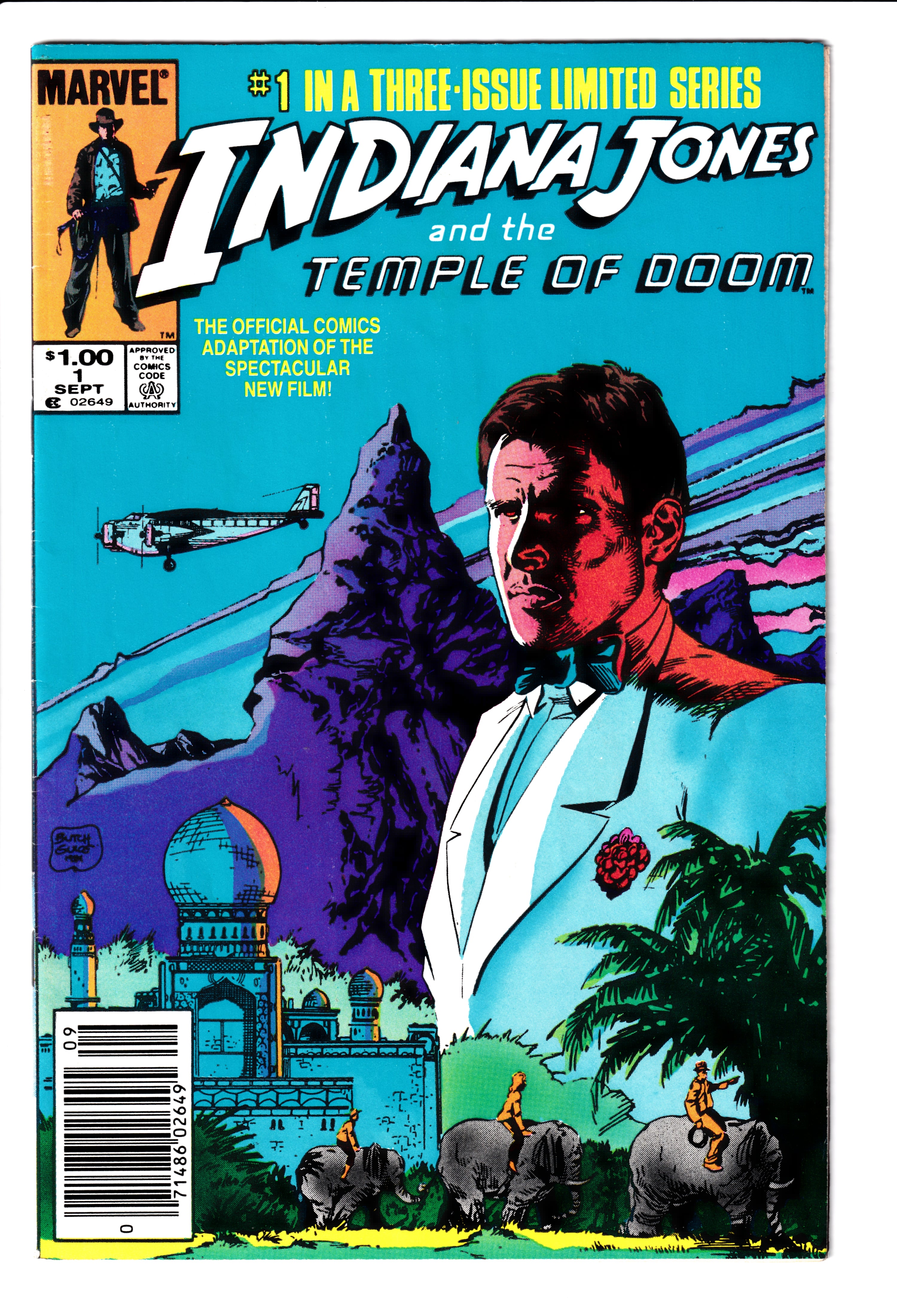 Indiana Jones and the Temple of Doom #1 Canadian Price Var. VF (7.5) (1984)