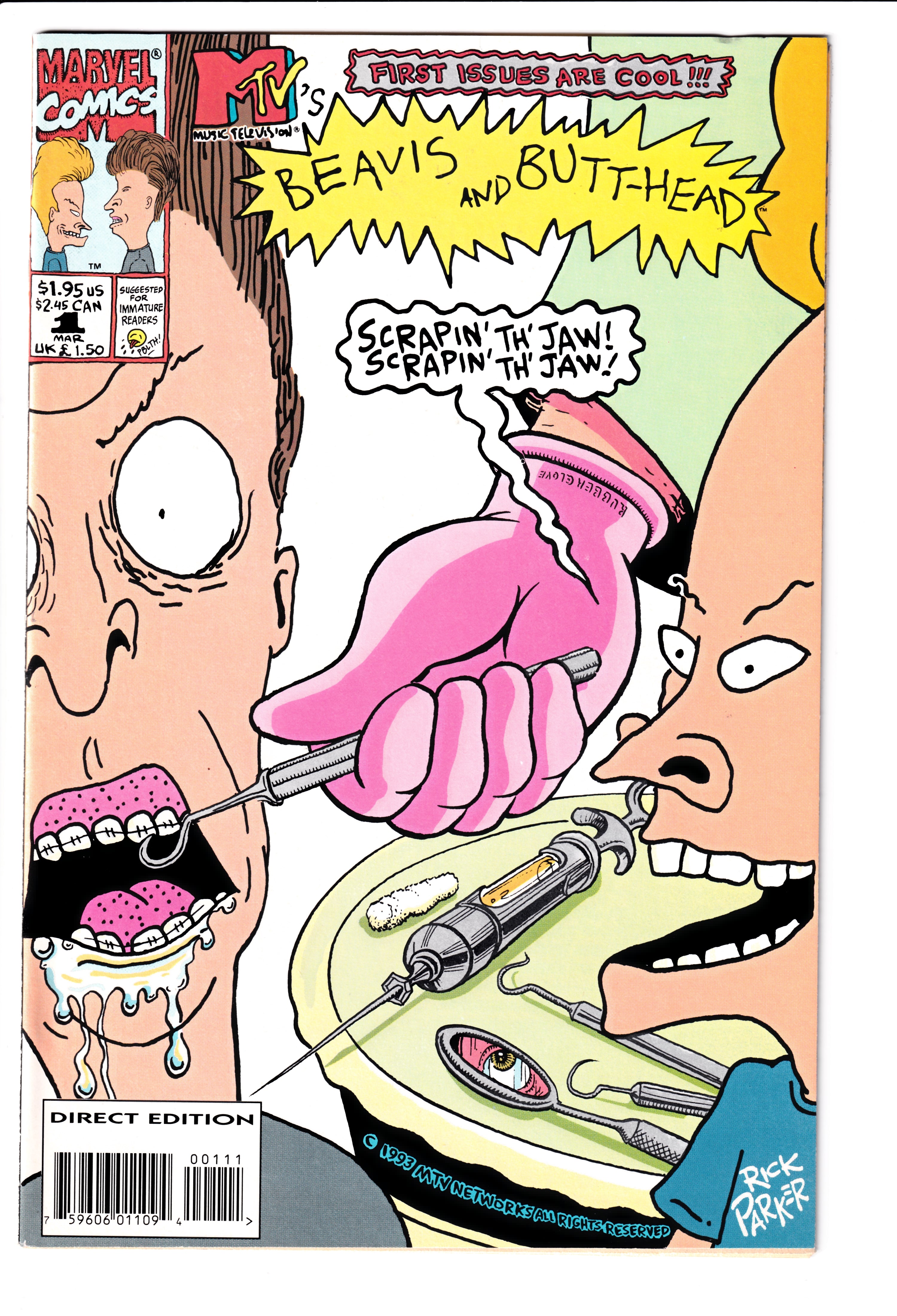 Beavis and Butthead #1 NM (9.6) (1994)
