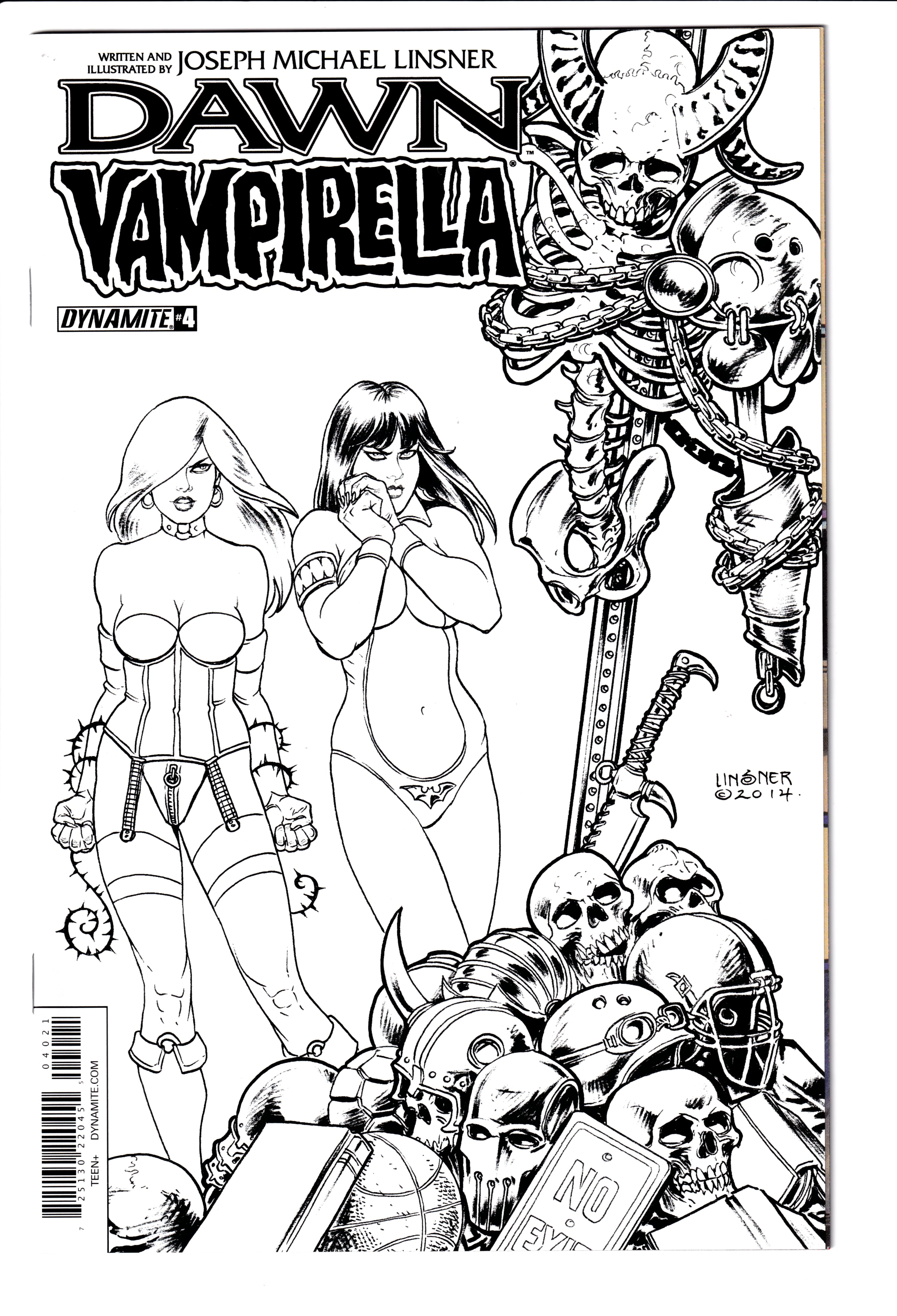 Dawn/Vampirella #4 1:10 Incentive NM (9.4) (2014)