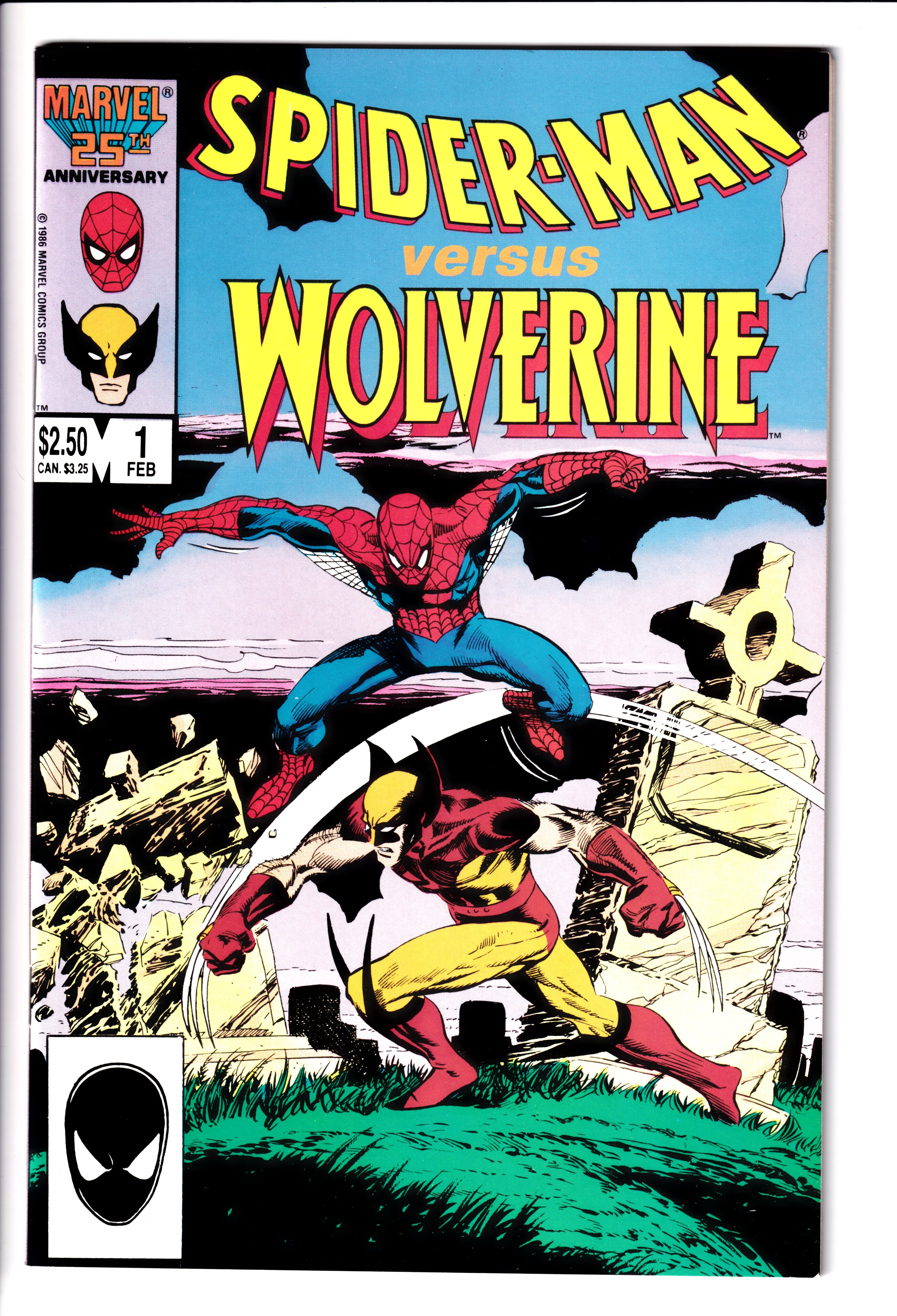Spider-Man Vs Wolverine #1 NM (9.8) (1987)