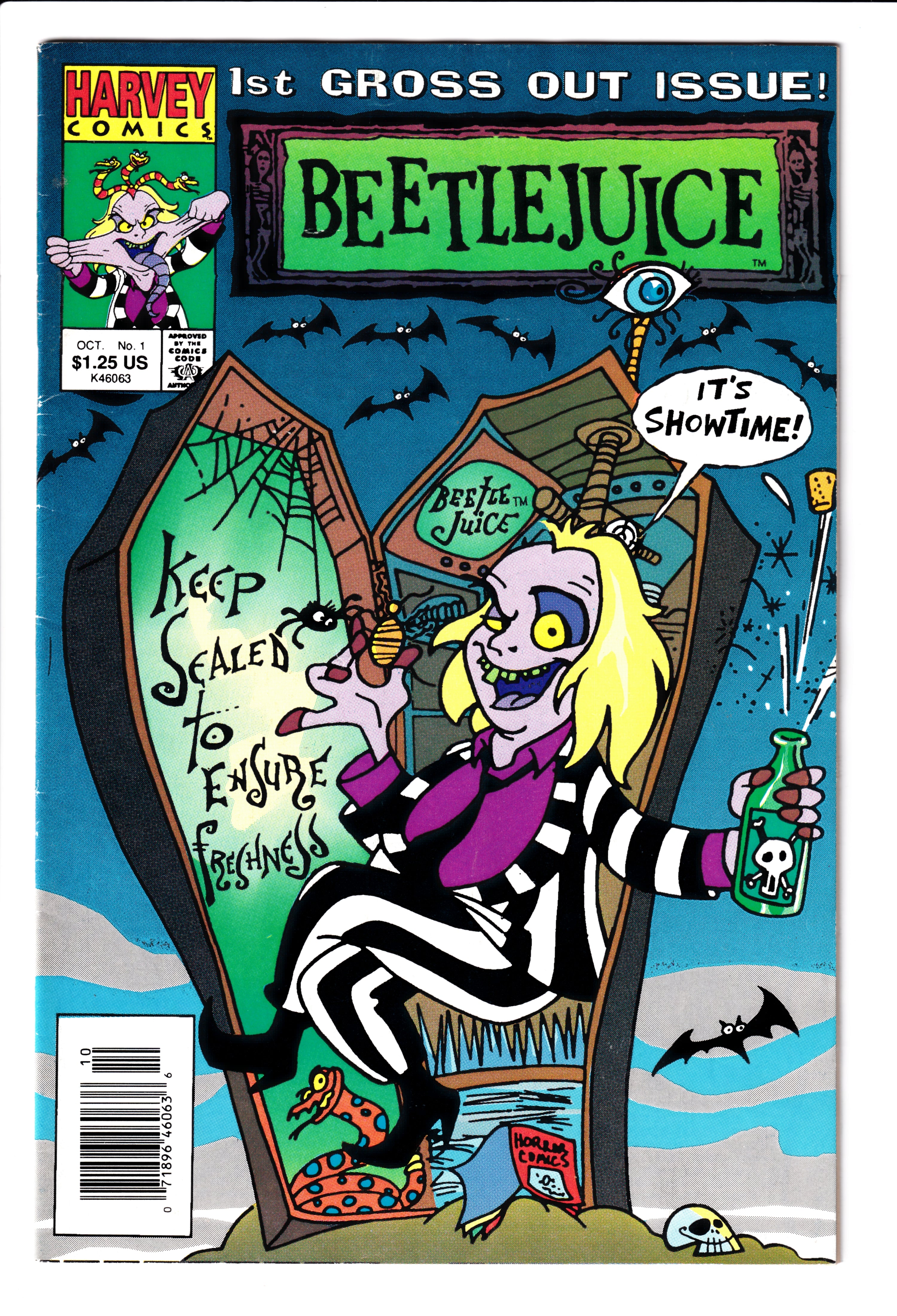 Beetlejuice #1 Newsstand FN (7.0) (1991)