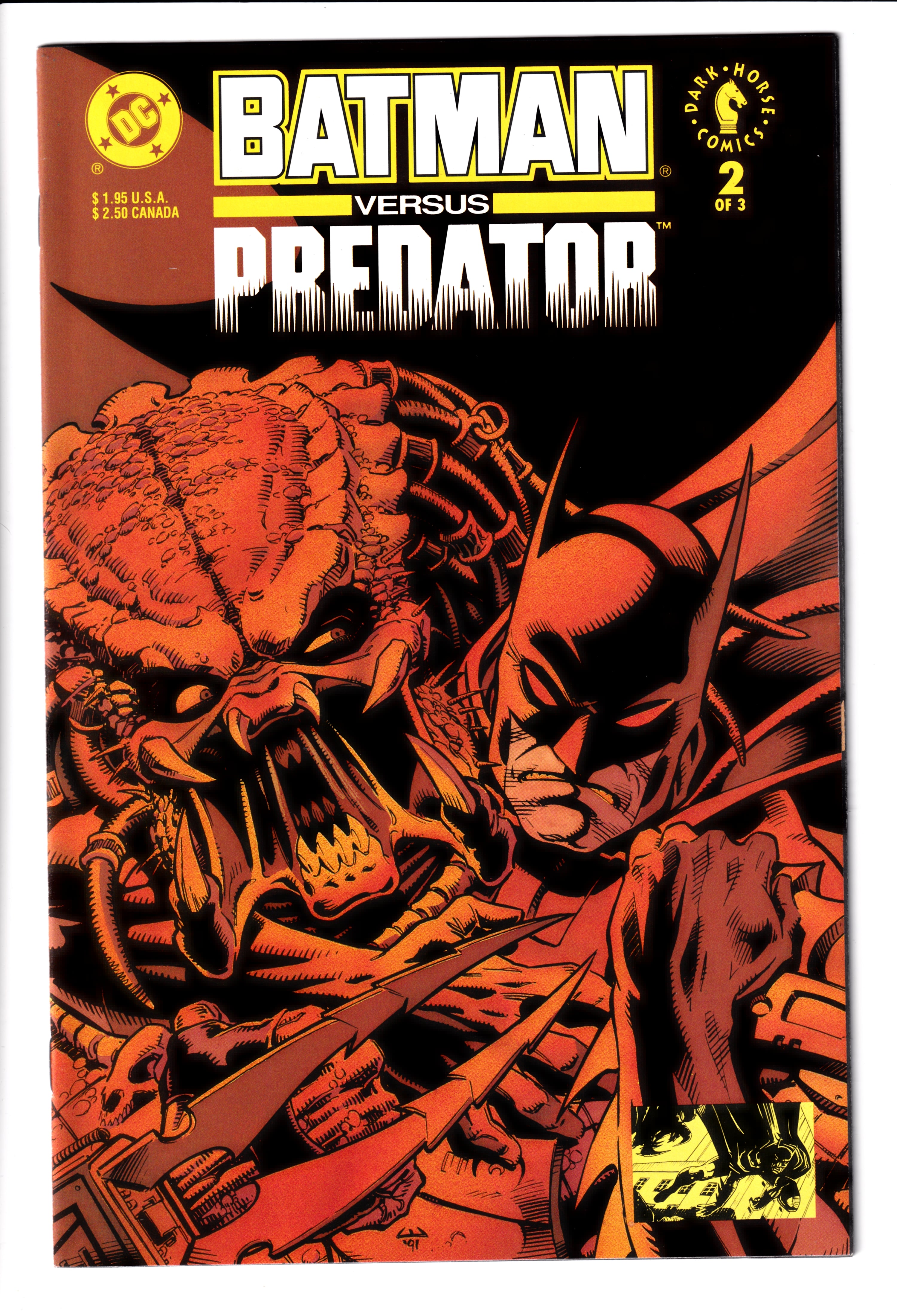 Batman Vs. Predator #2 NM 99.4) (1992)
