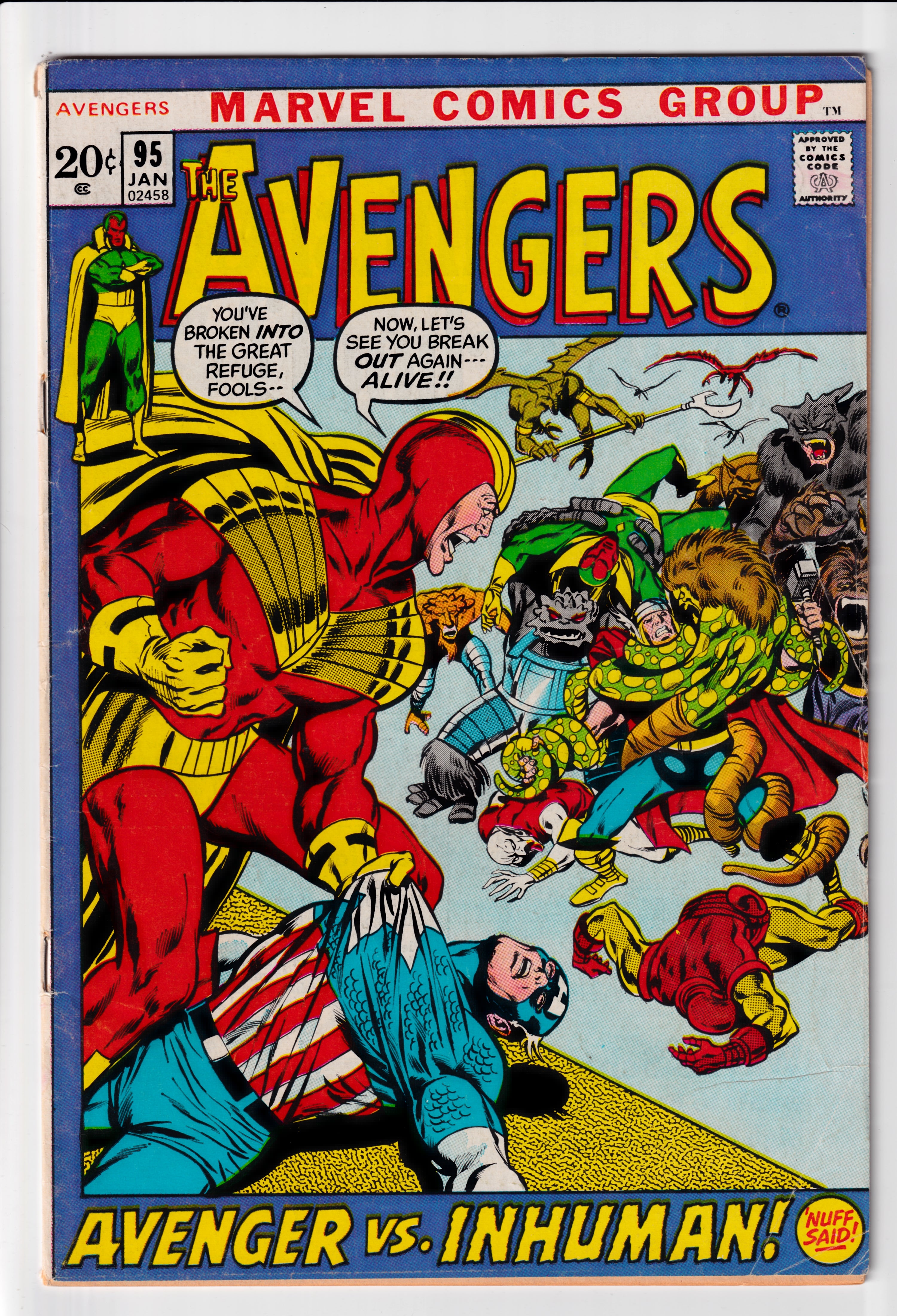 Avengers #95 GD (3.5) (1972)