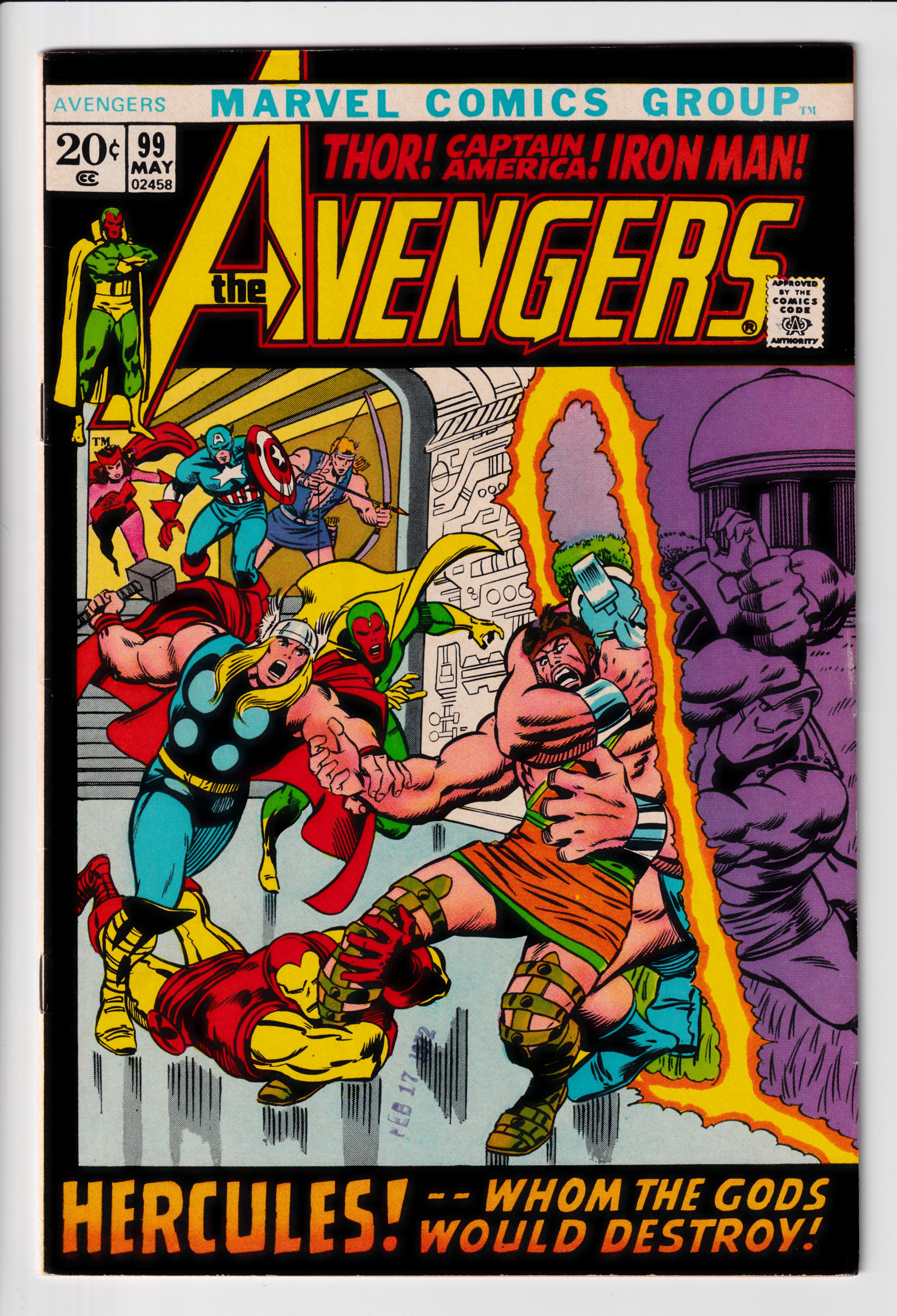 Avengers #99 VF (8.0) (1972)