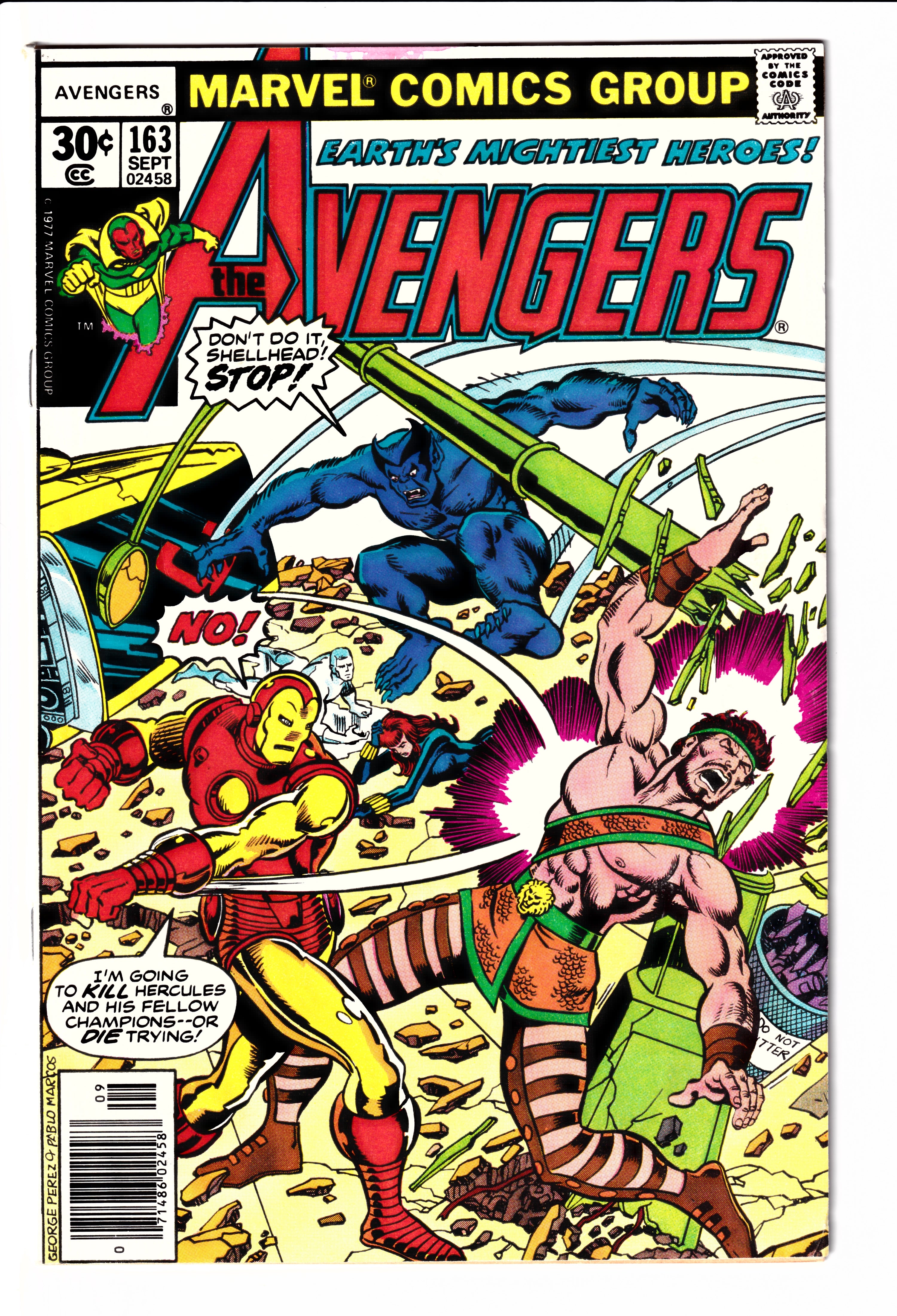 Avengers #163 FN (7.0) (1977)