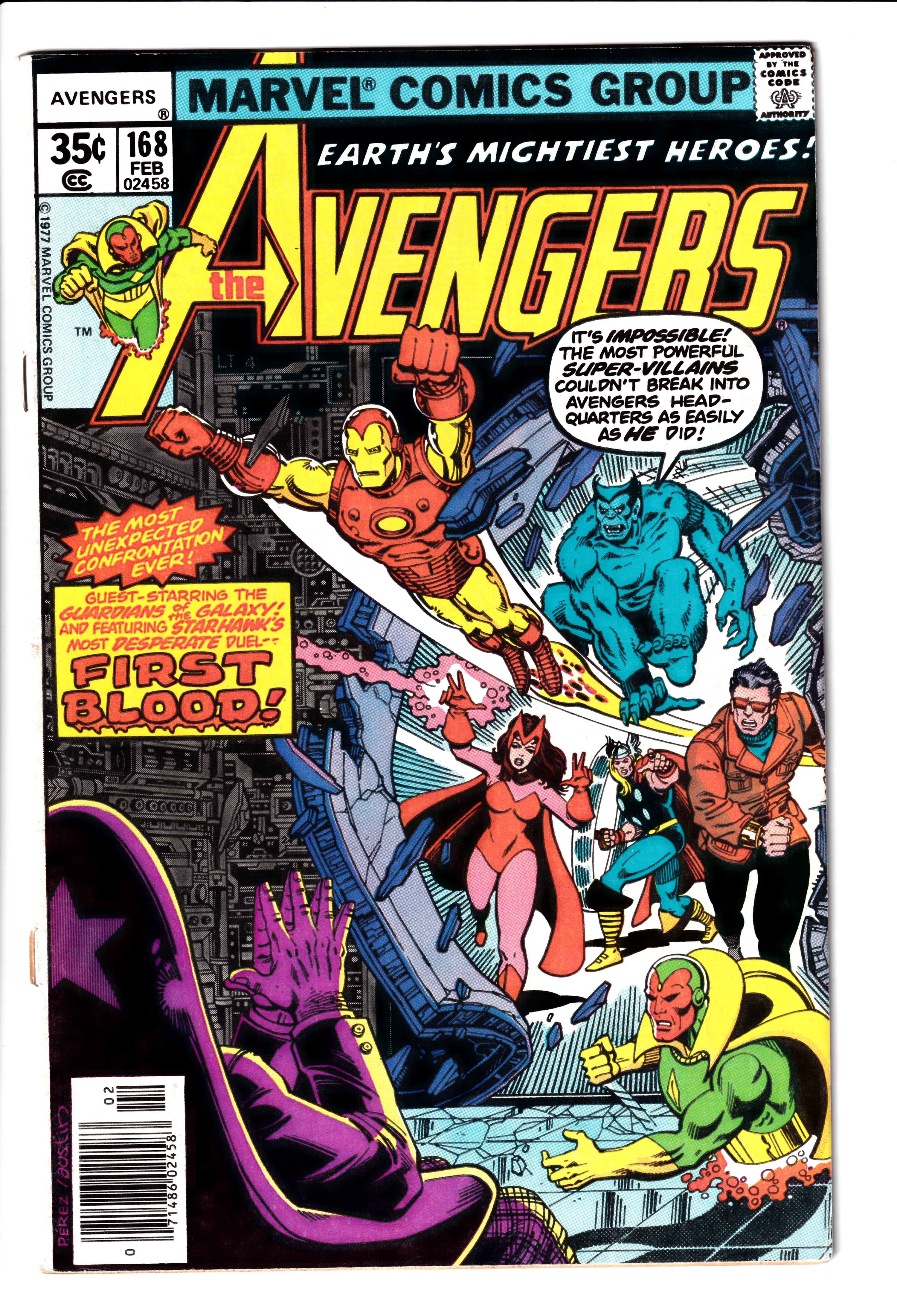 Avengers #168 GD (4.5) (1978)