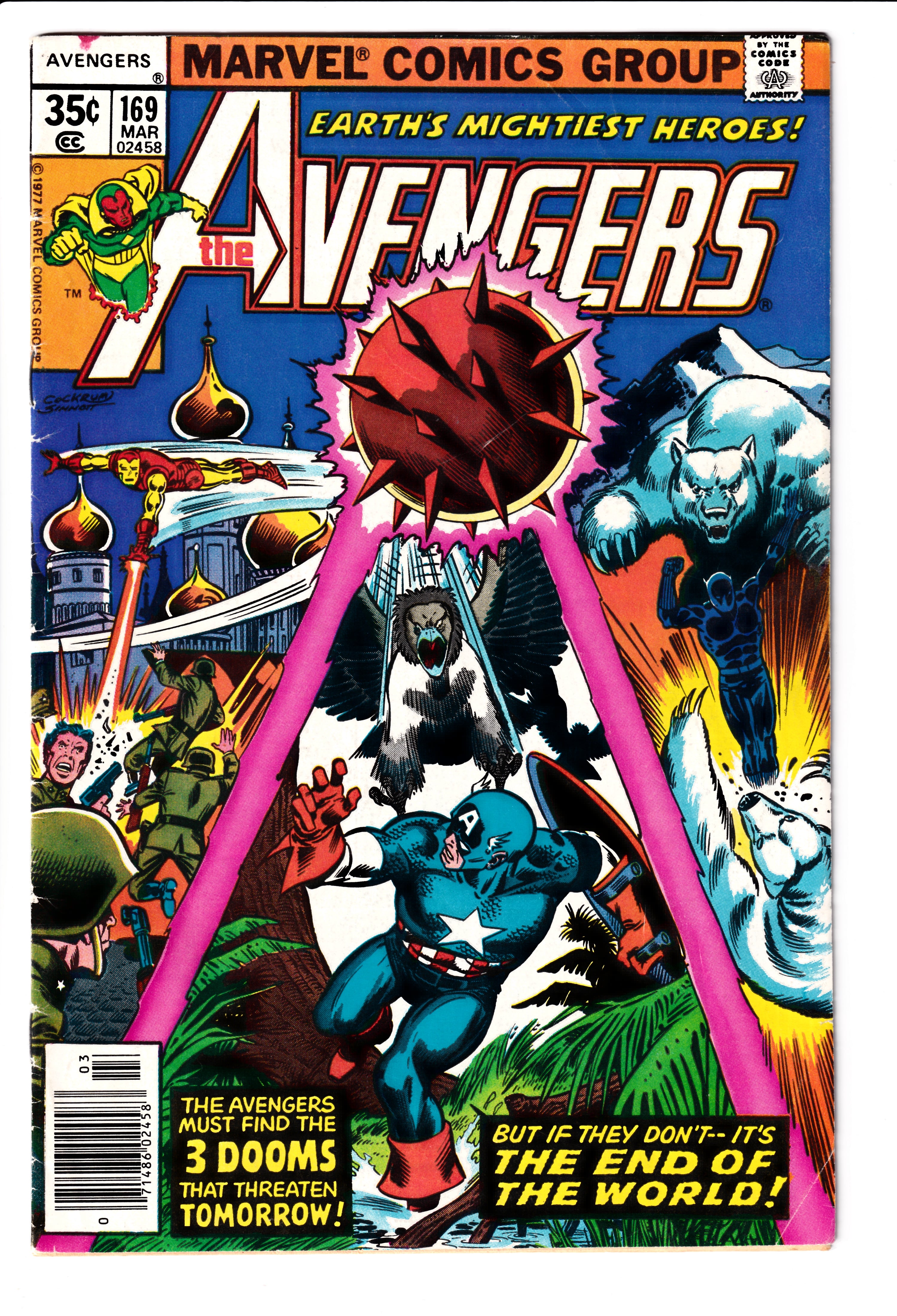 Avengers #169 VG (5.5) (1978)