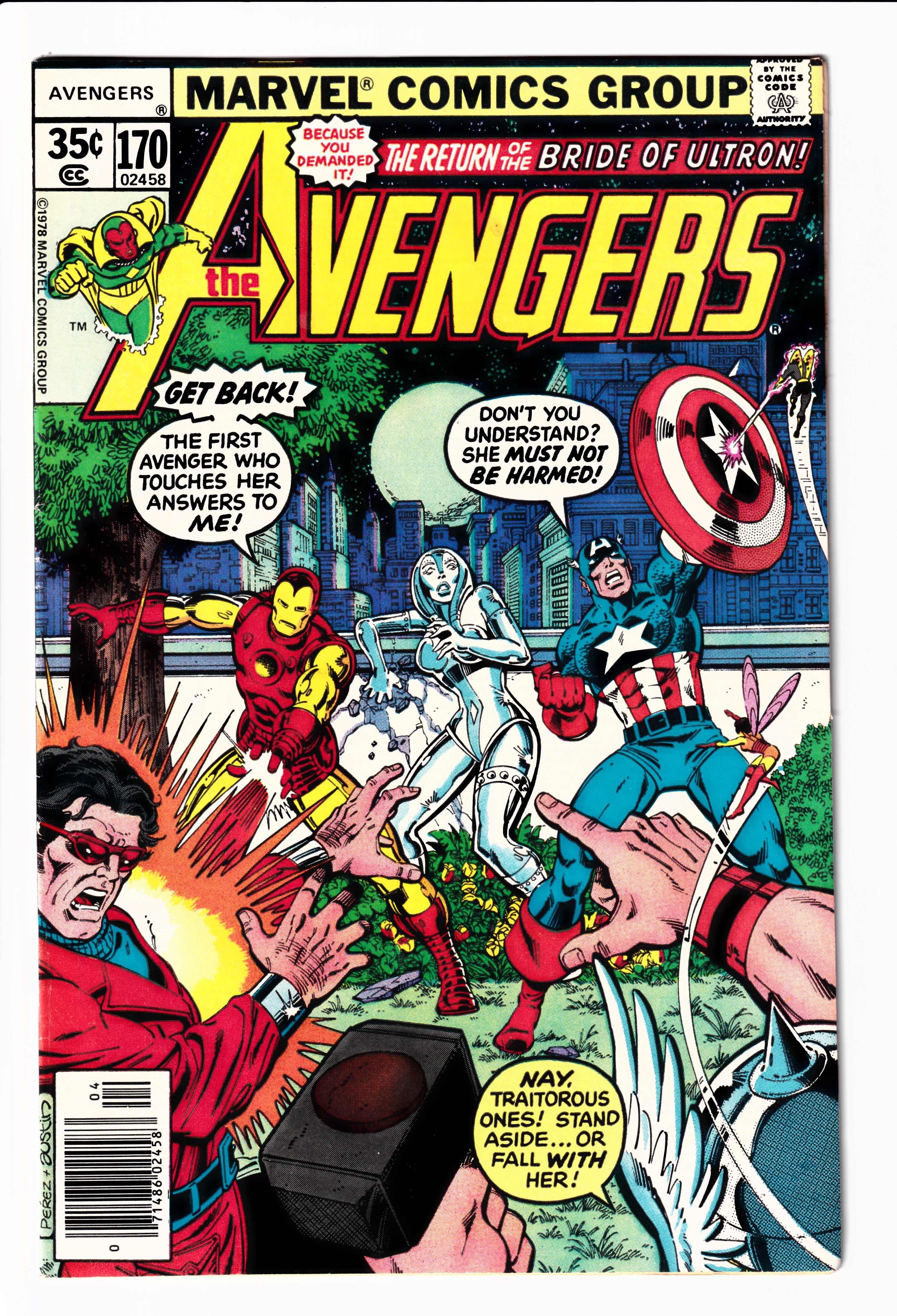 Avengers #170 VF (7.5) (1978)