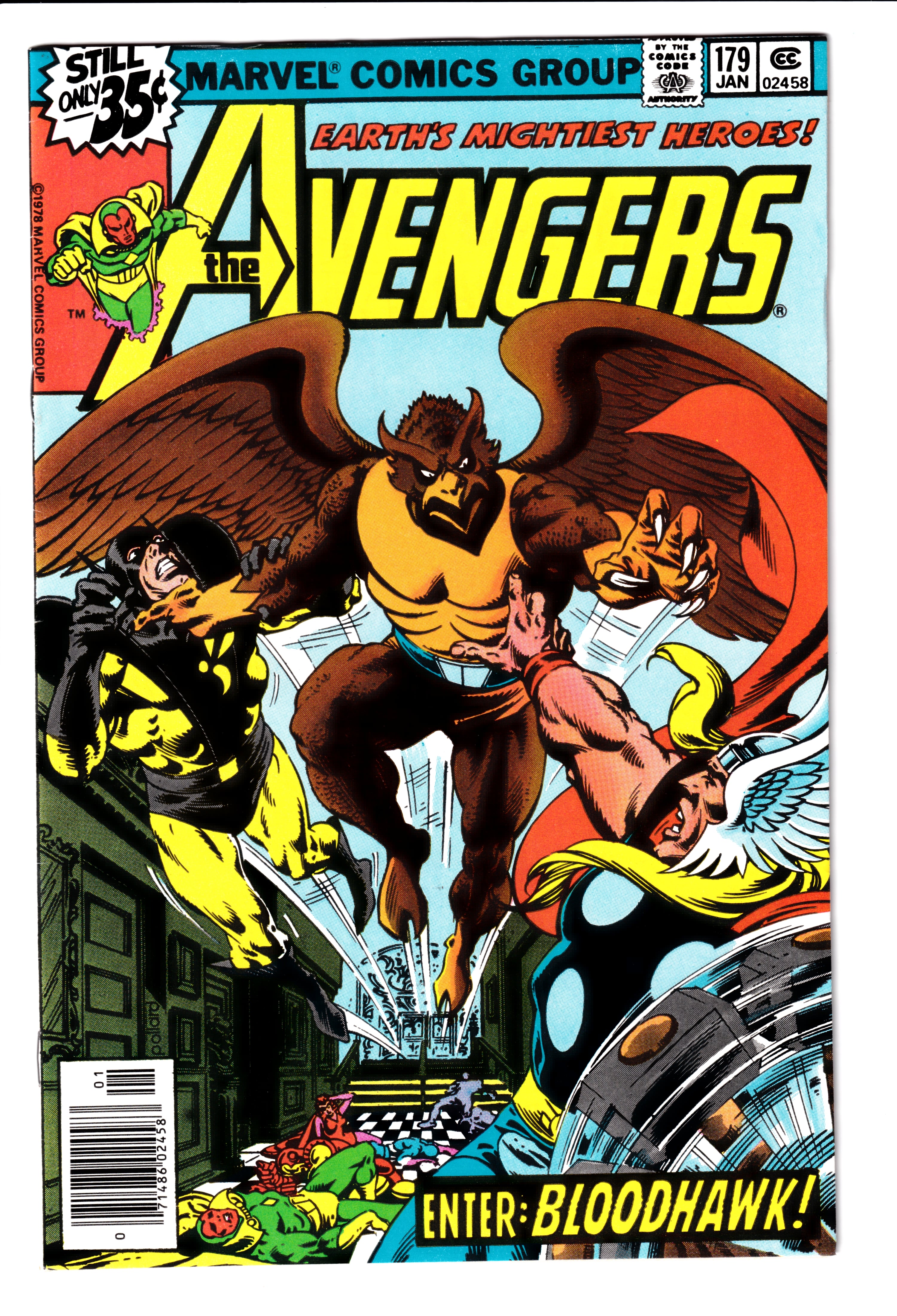 Avengers #179 NM (9.0) (1978)