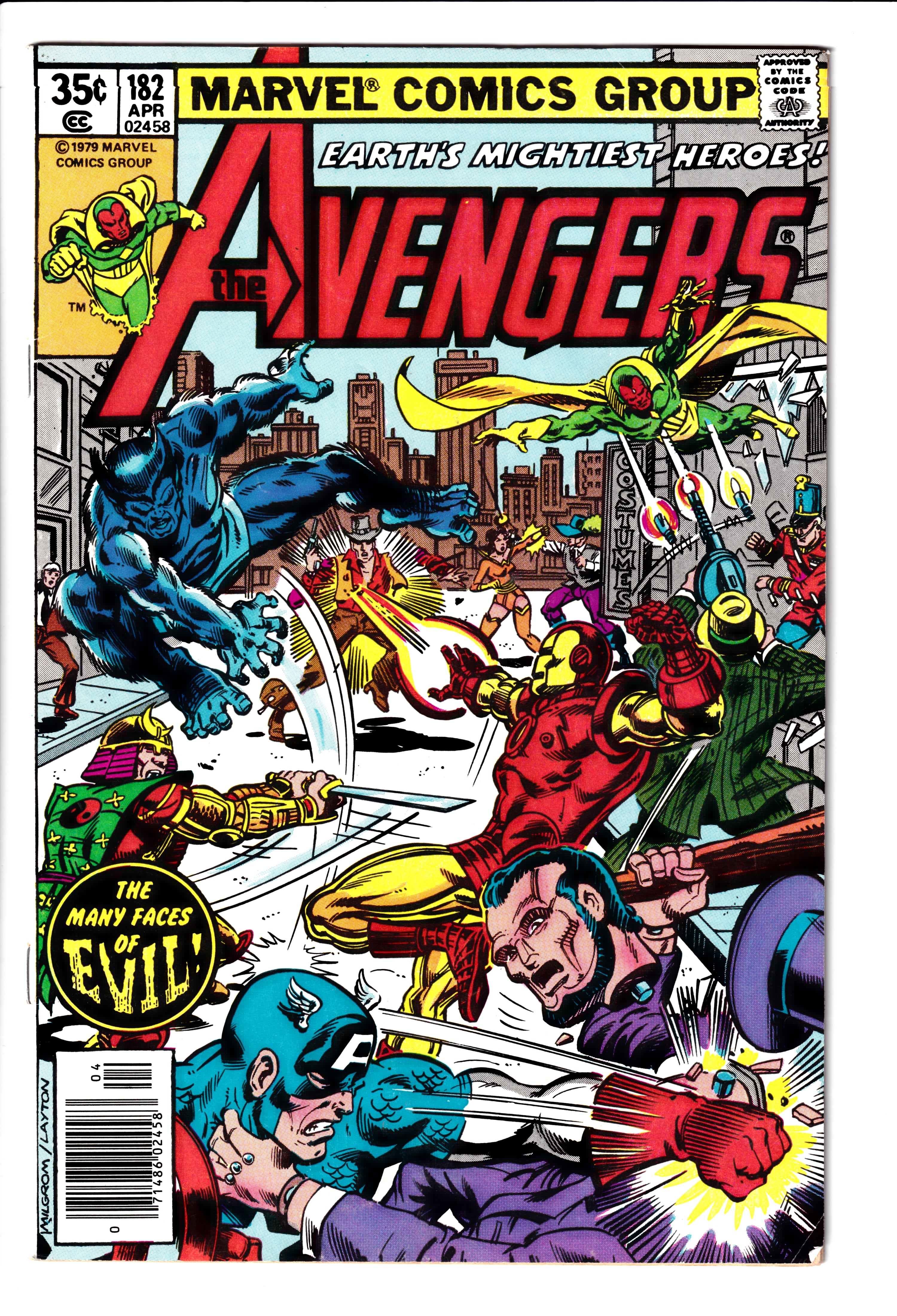 Avengers #182 FN (7.5) (1979)