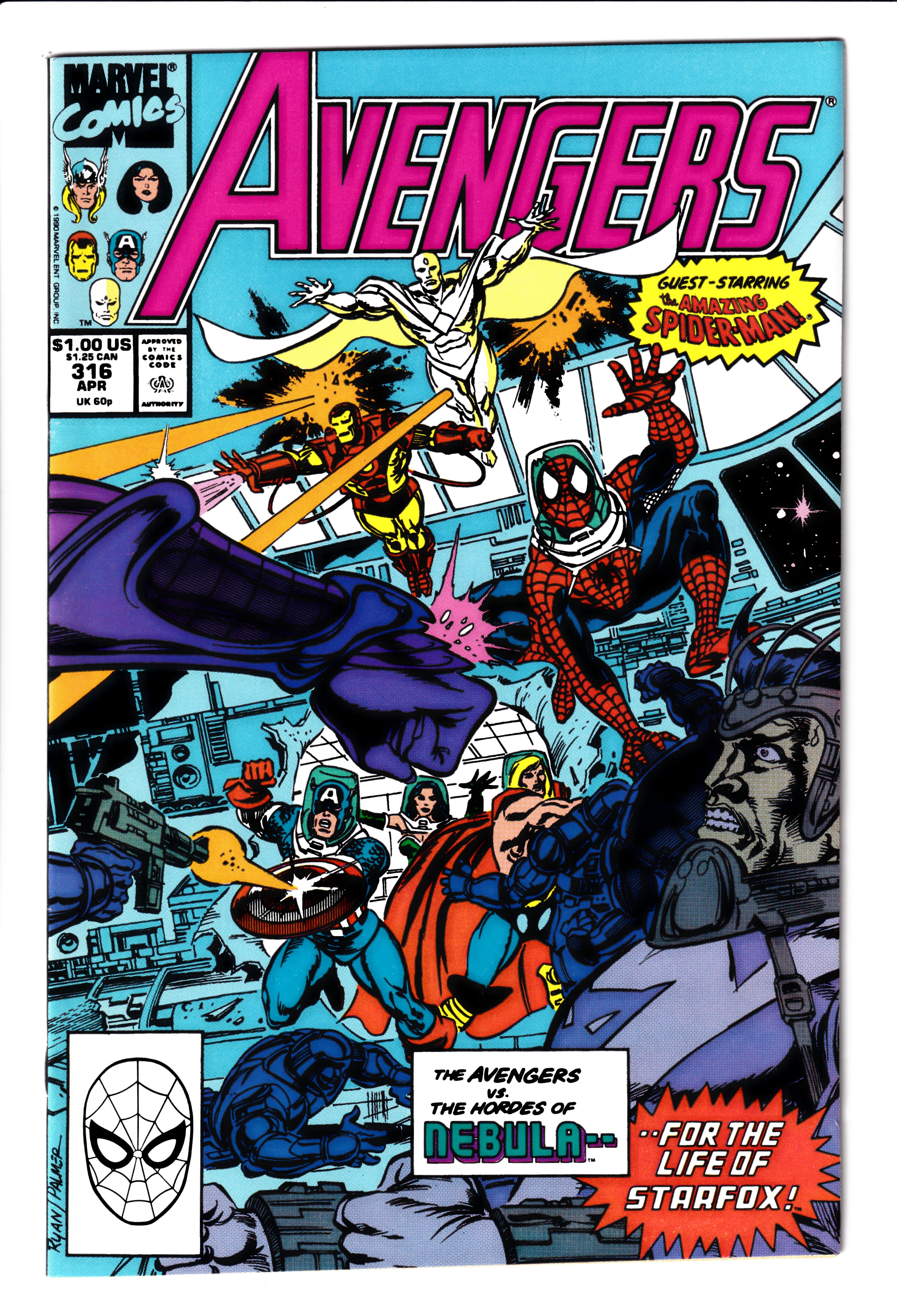 Avengers #316 NM (9.4) (1990)