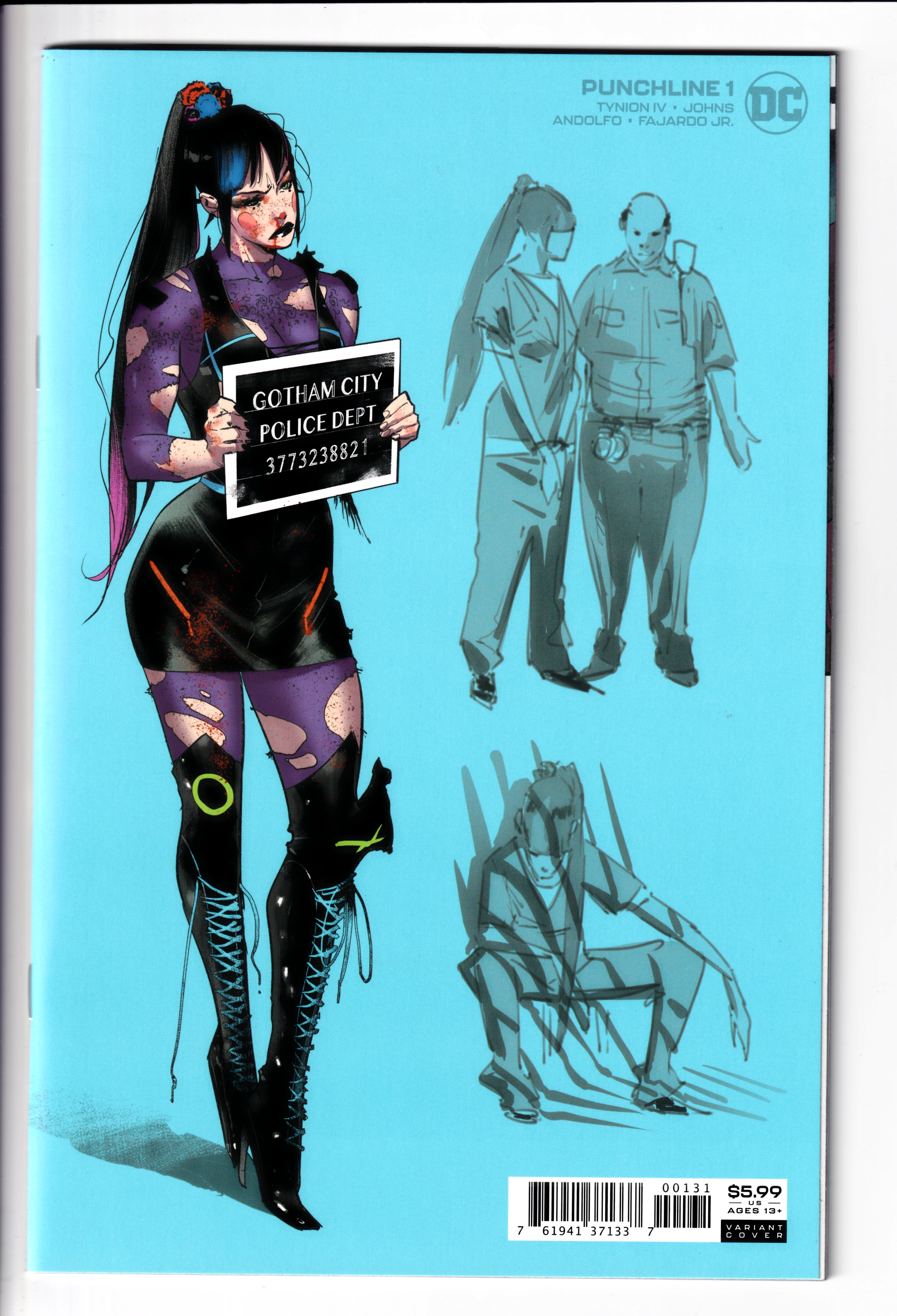 Punchline #1 1:25 Variant NM (9.8) (2020)