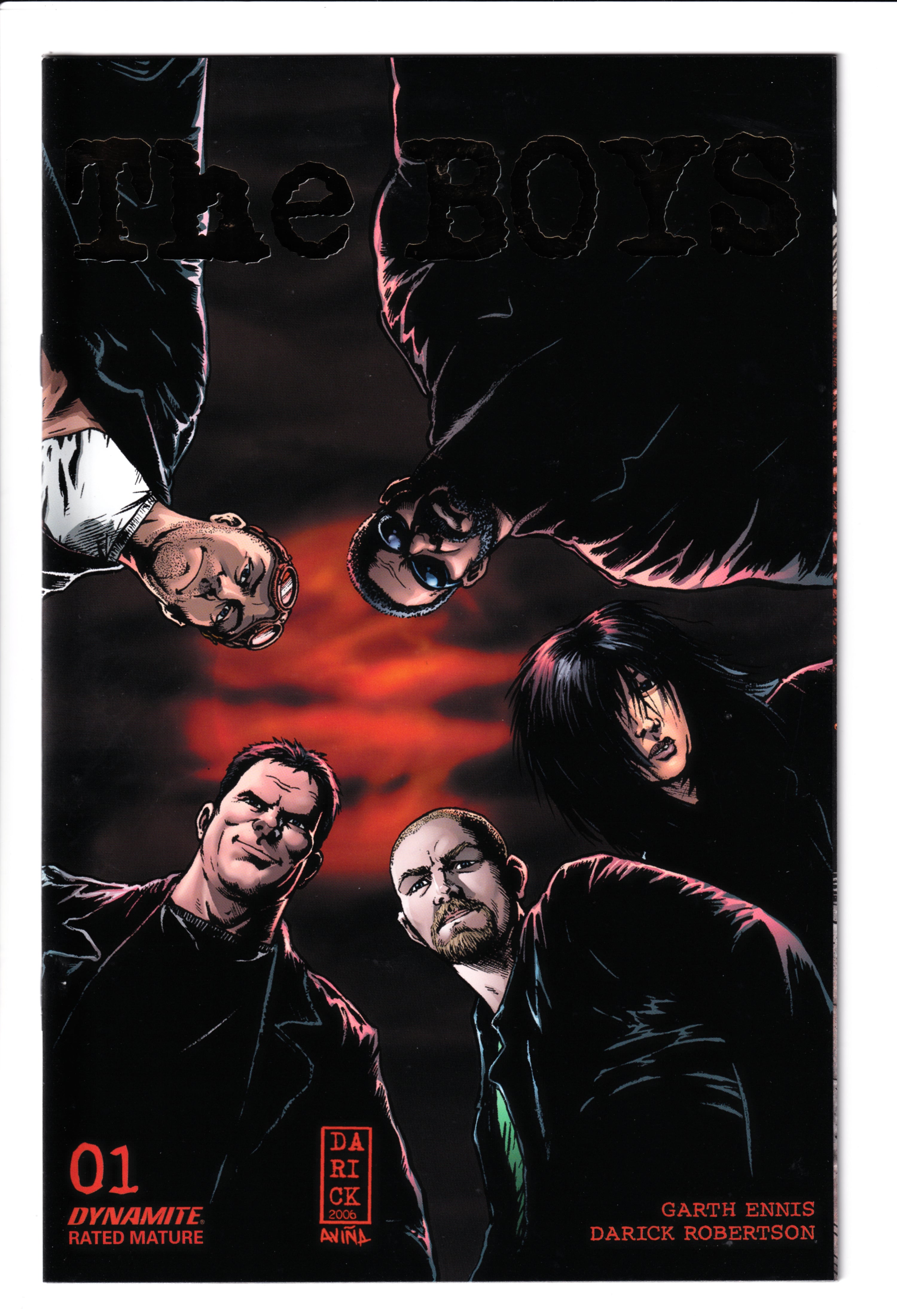 The Boys #1 Gold Foil Var. NM (9.4)