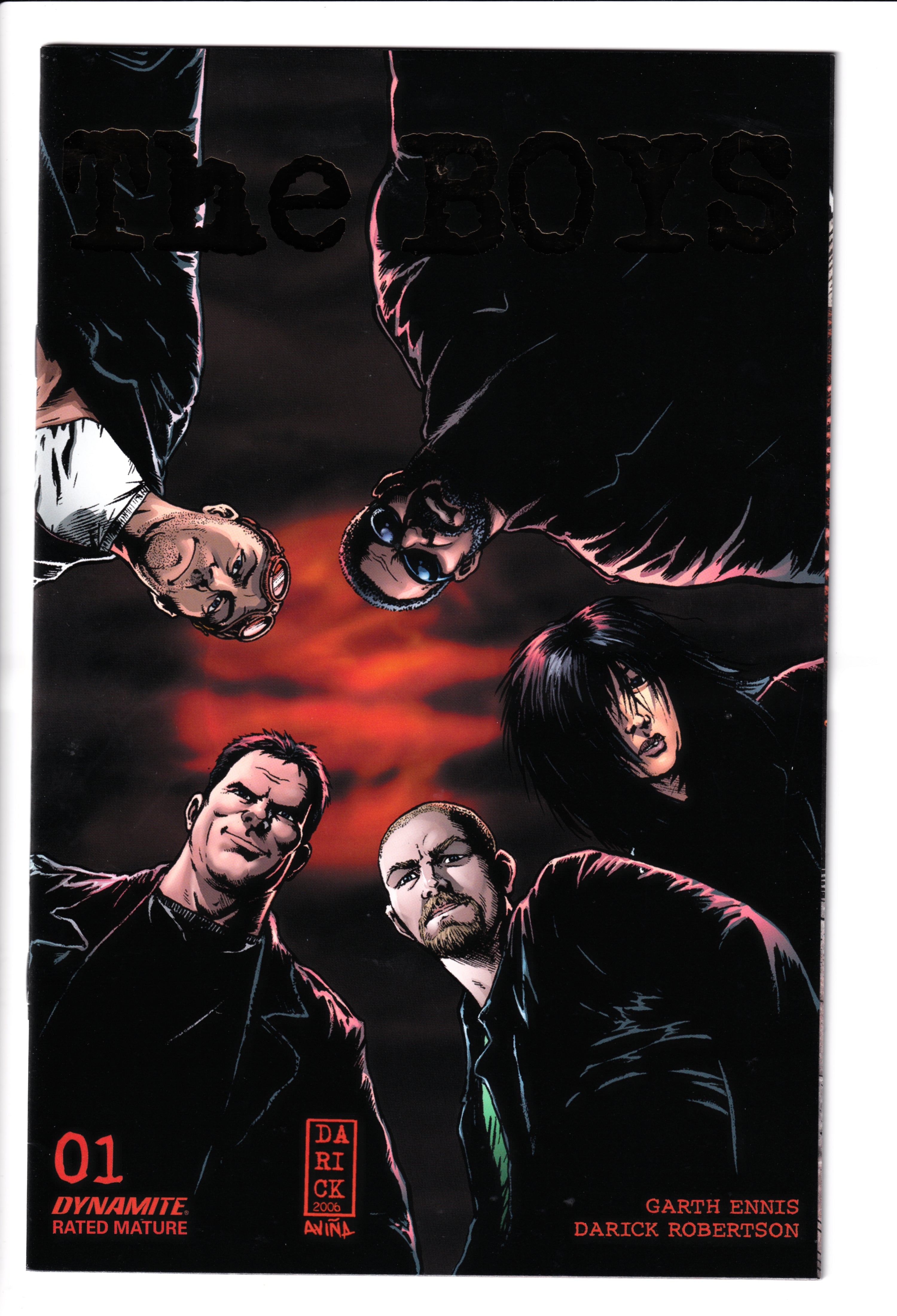 The Boys #1 Gold Foil Var. NM (9.8)