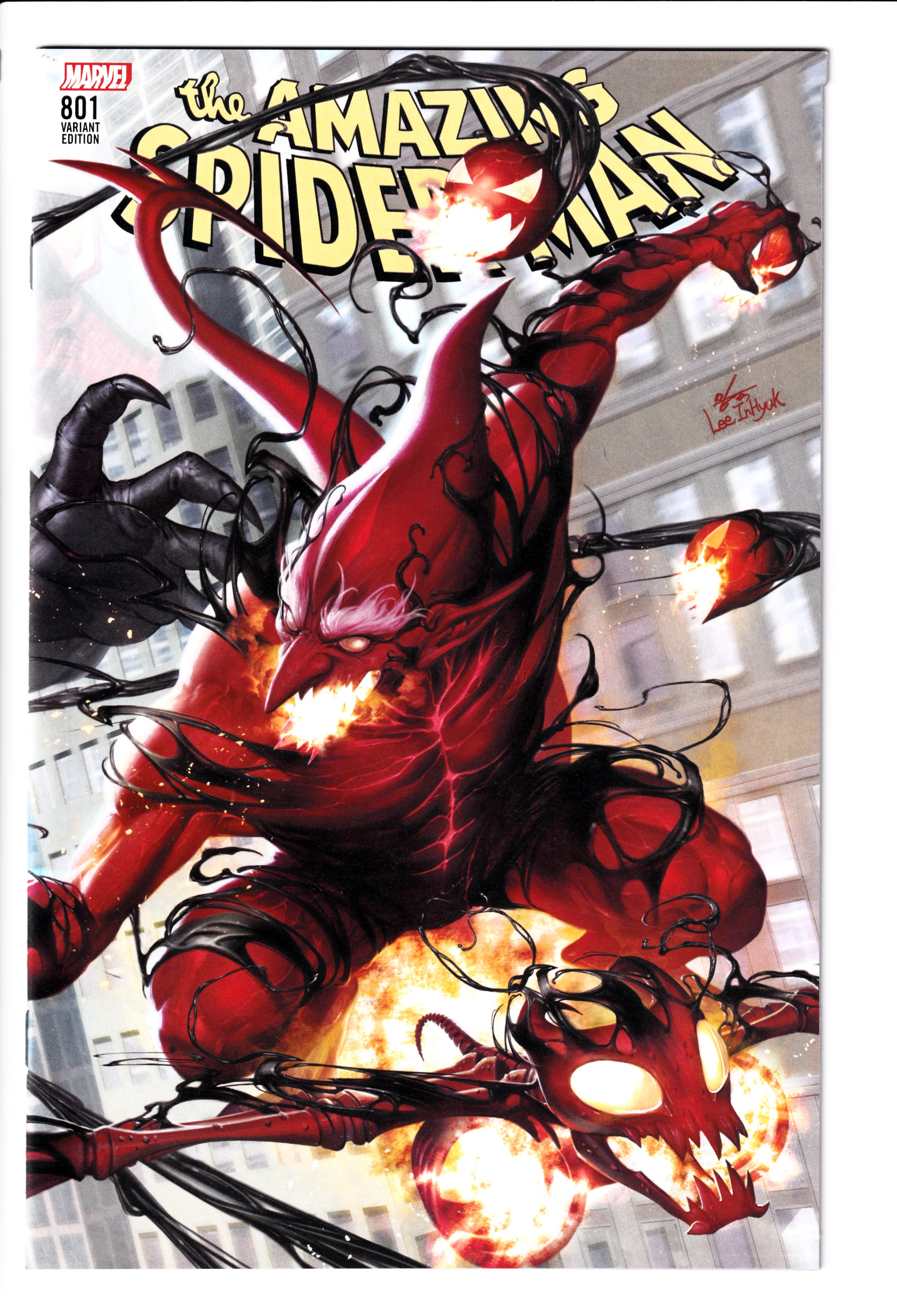 Amazing Spider-Man #801 Lee Exclusive NM (9.8) (2018)