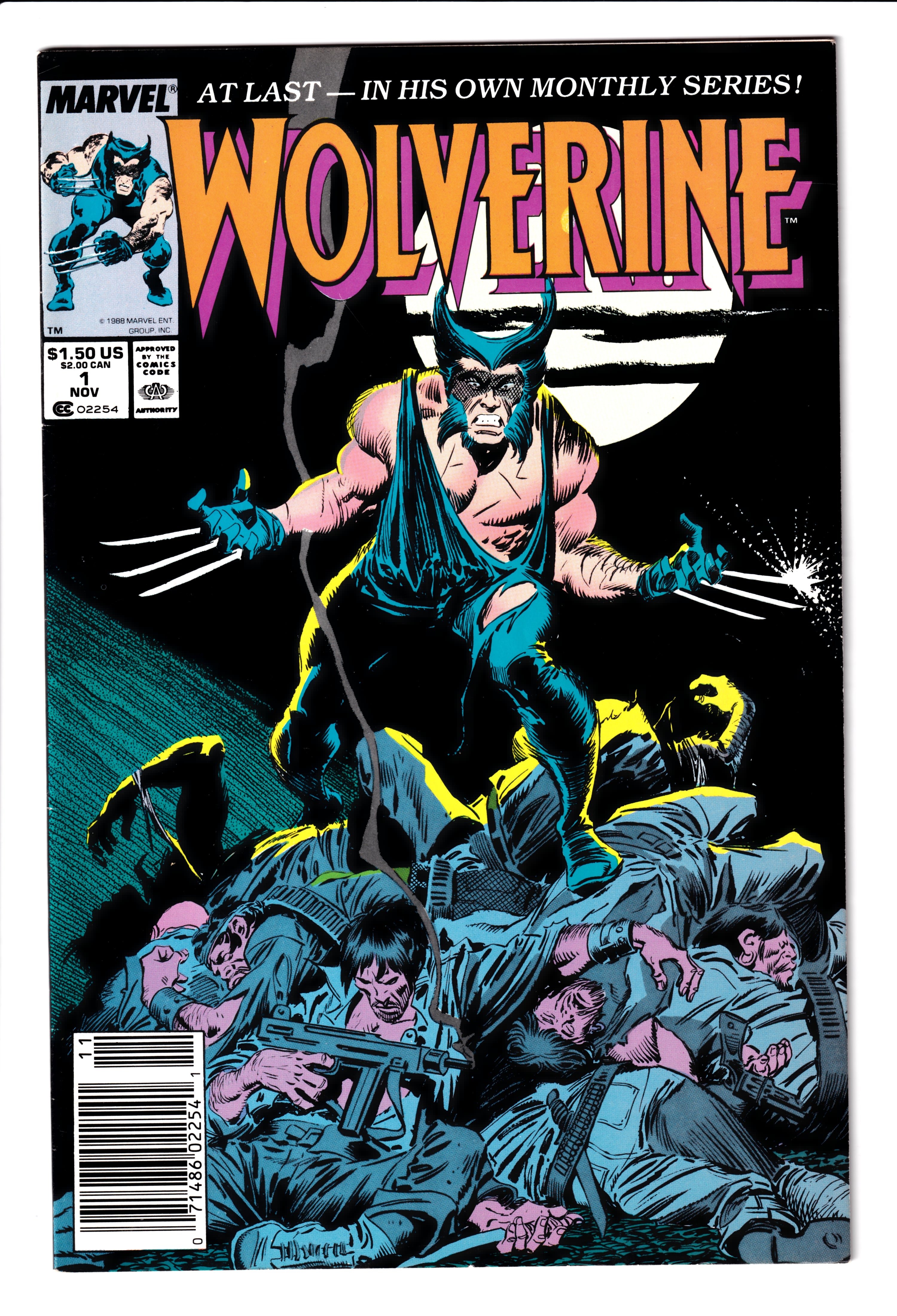 Wolverine #1 Newsstand VF (8.0) (1988)