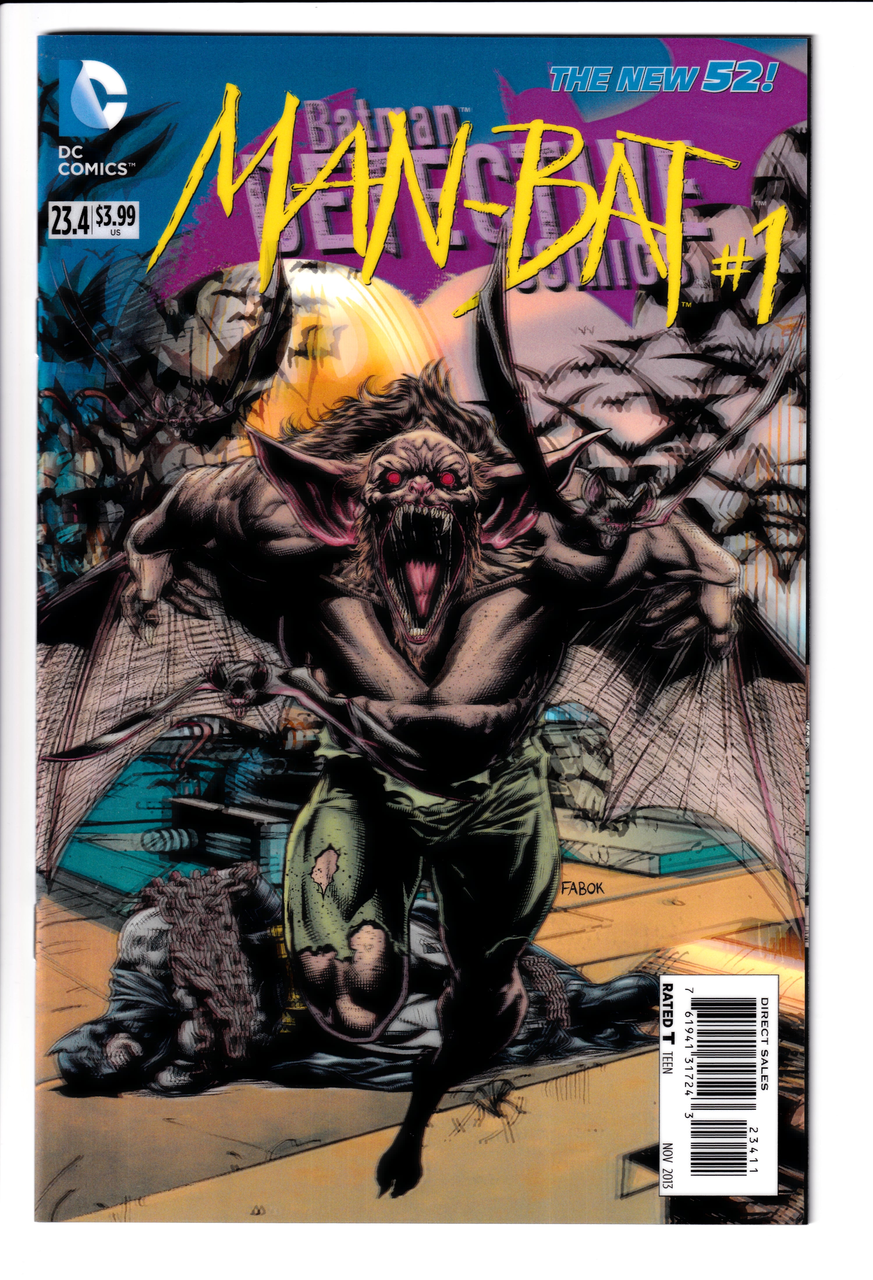 Detective Comics #23.4 Lenticular Cvr NM (9.8) (2013)