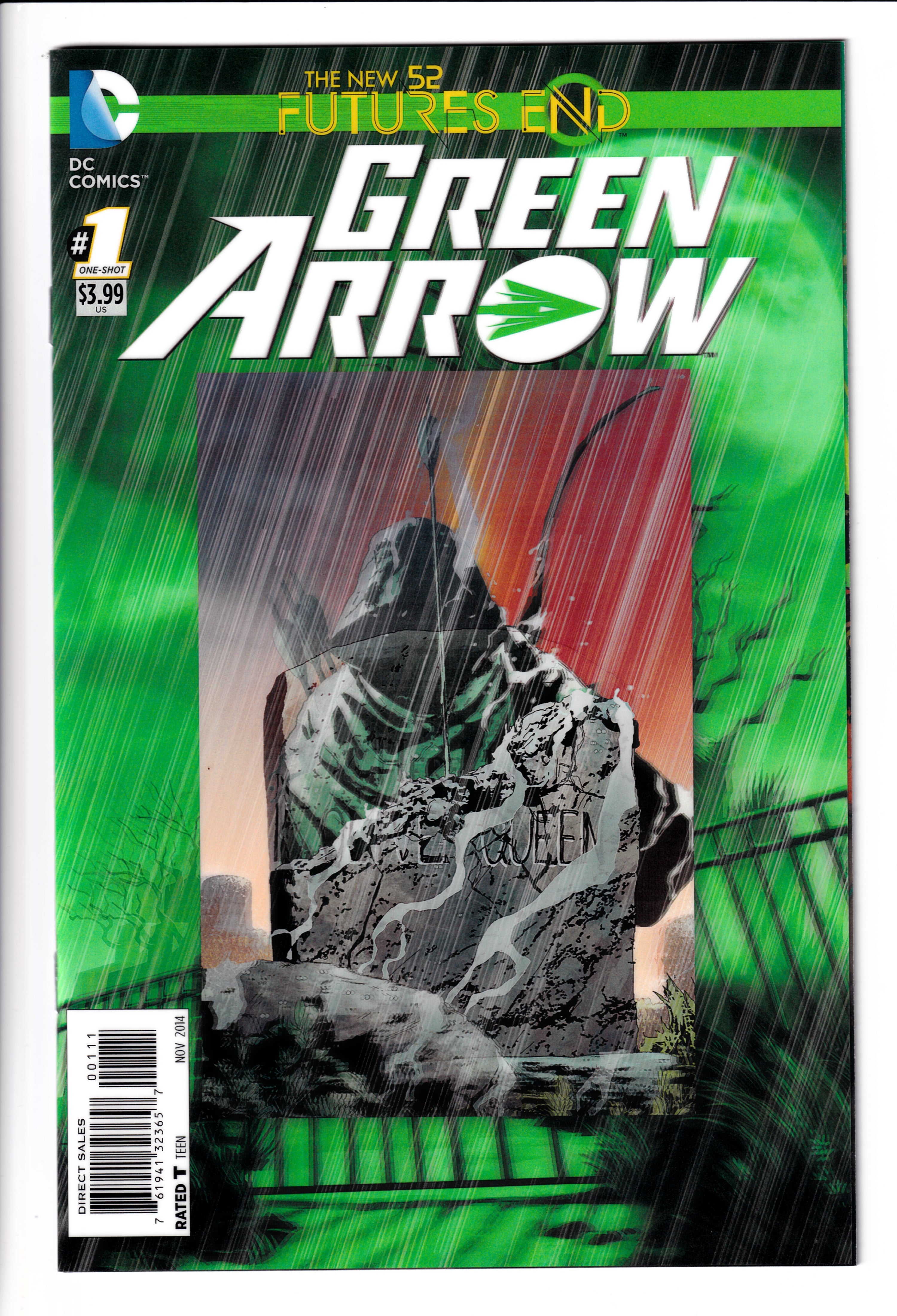 Green Arrow: Futures End #1 Lenticular NM (9.8) (2014)