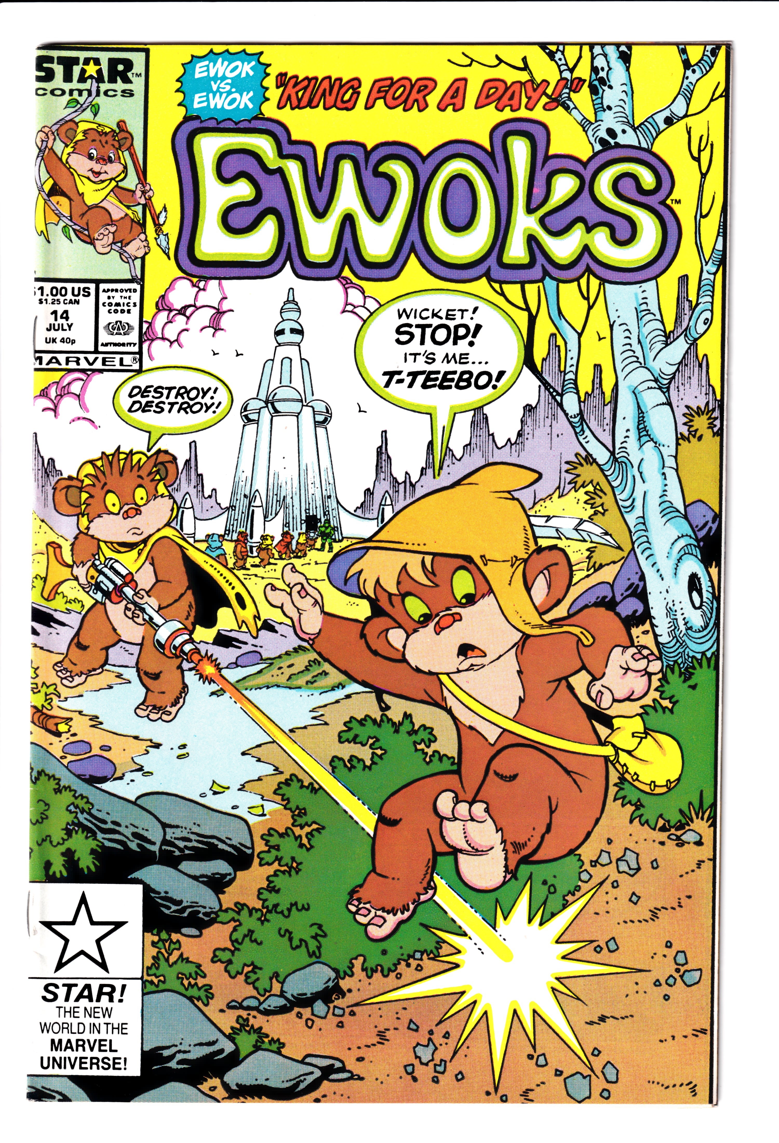 Ewoks #14 NM (9.0) (1987)