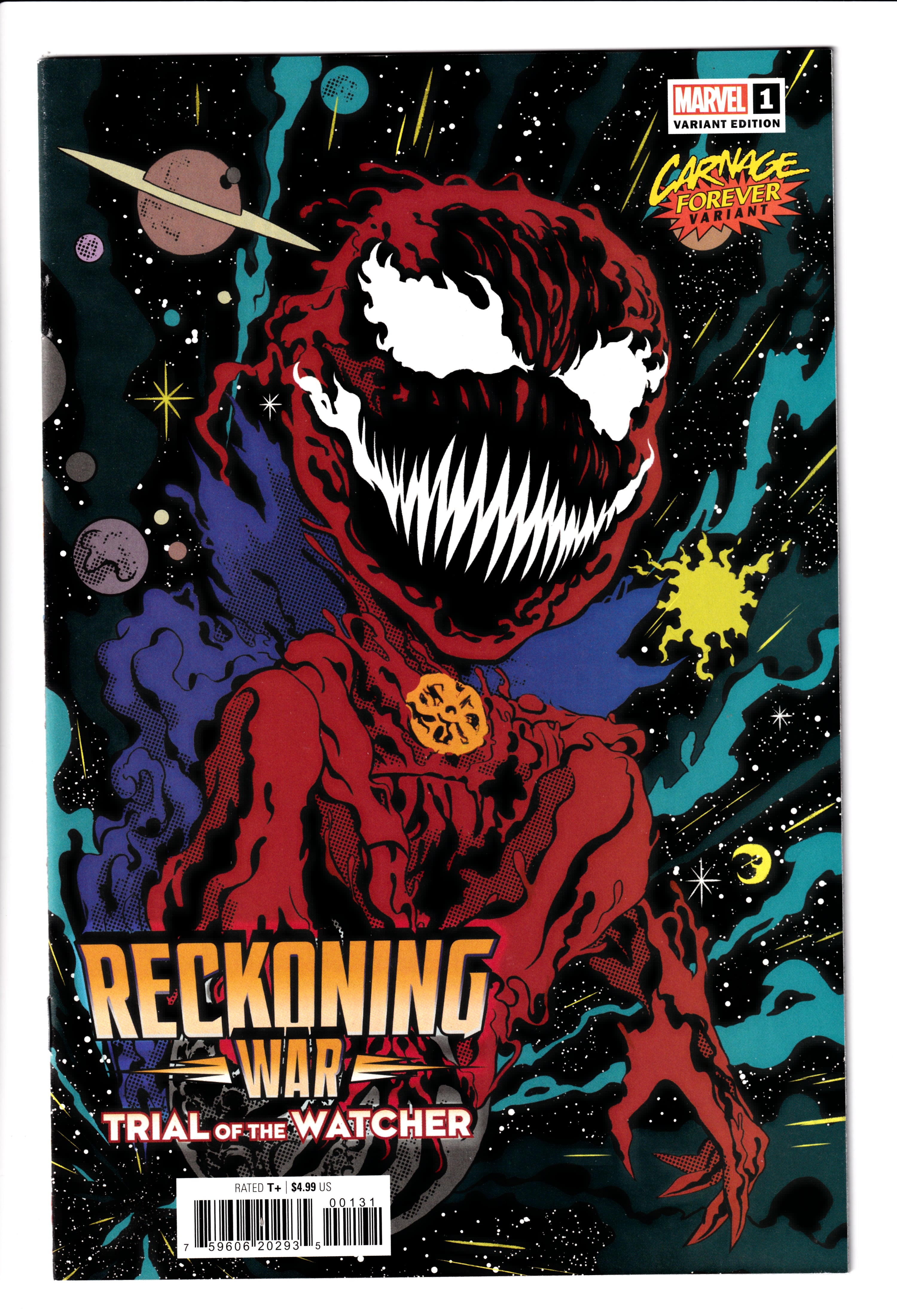 Reckoning War: Trial of the Watcher #1  Carnage Var NM (9.4) (2022)