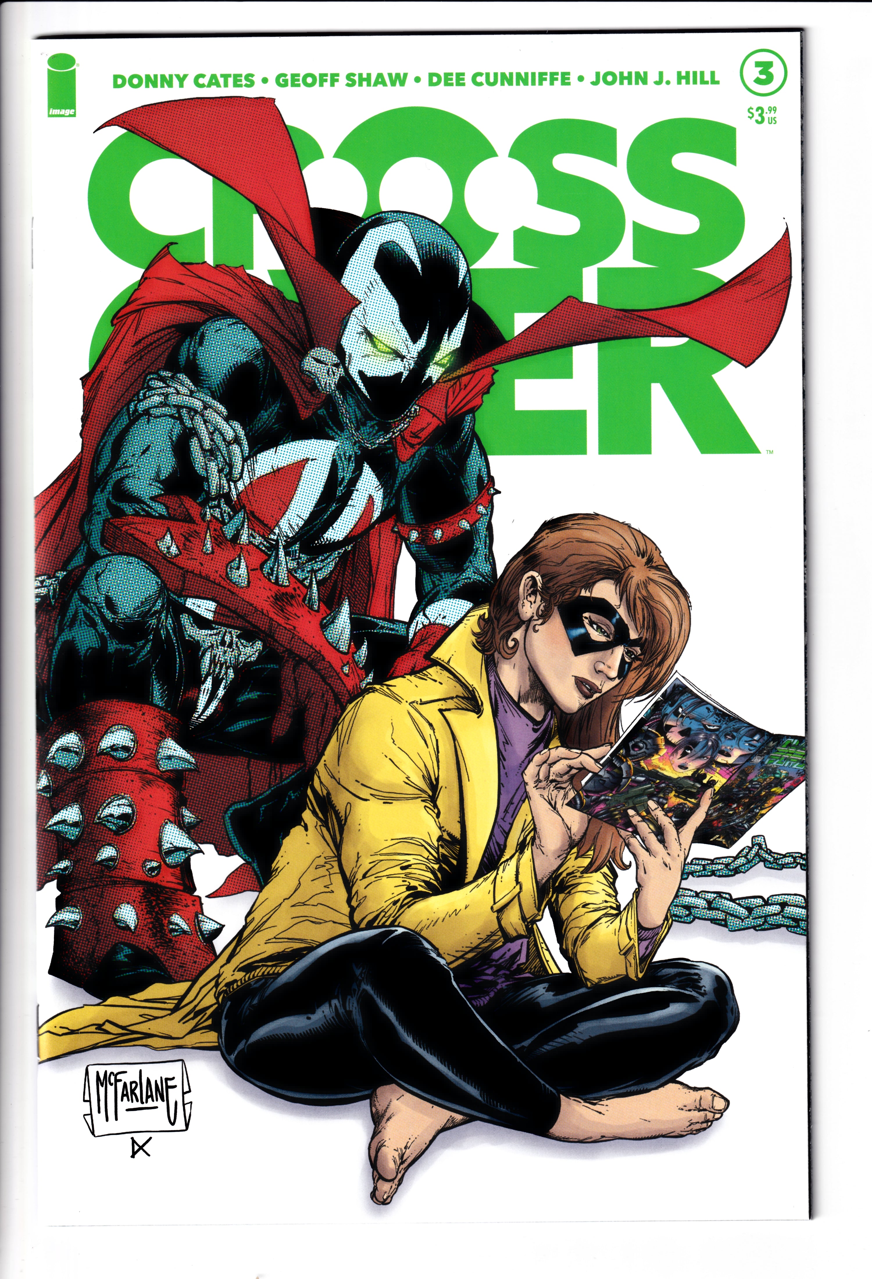 Crossover #3 Secret Cyber Force NM (9.8) (2021)