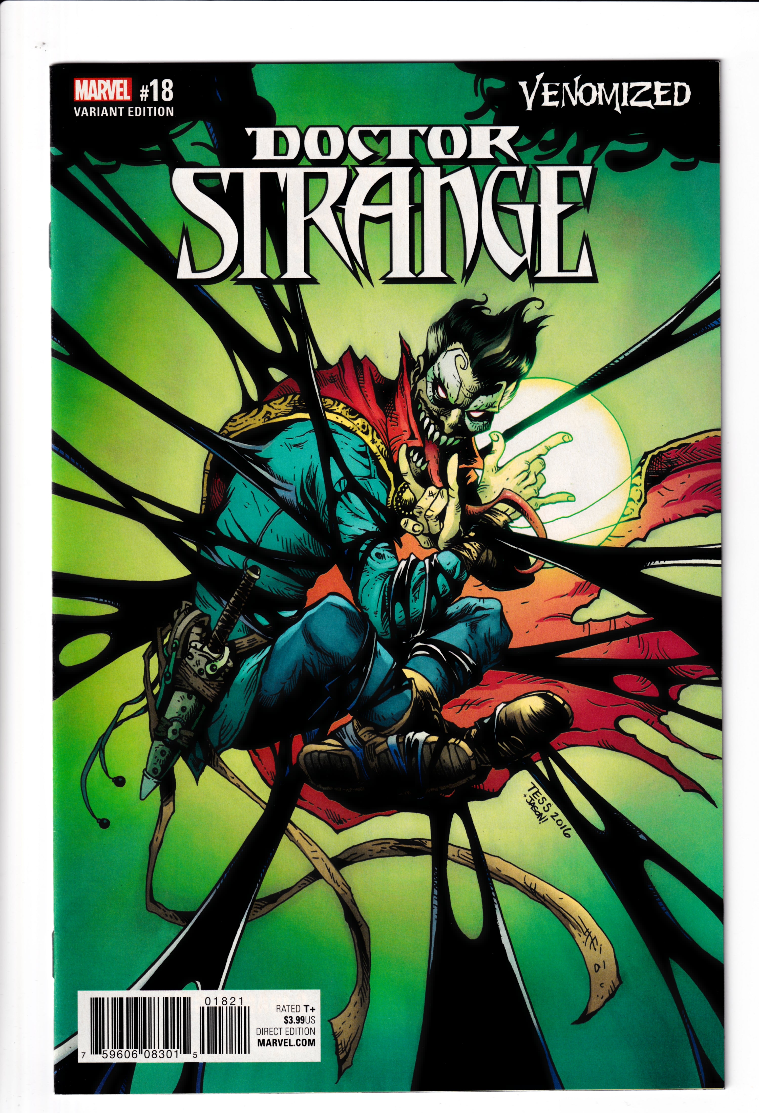 Doctor Strange #18 Venomized Var NM (9.4) (2017)