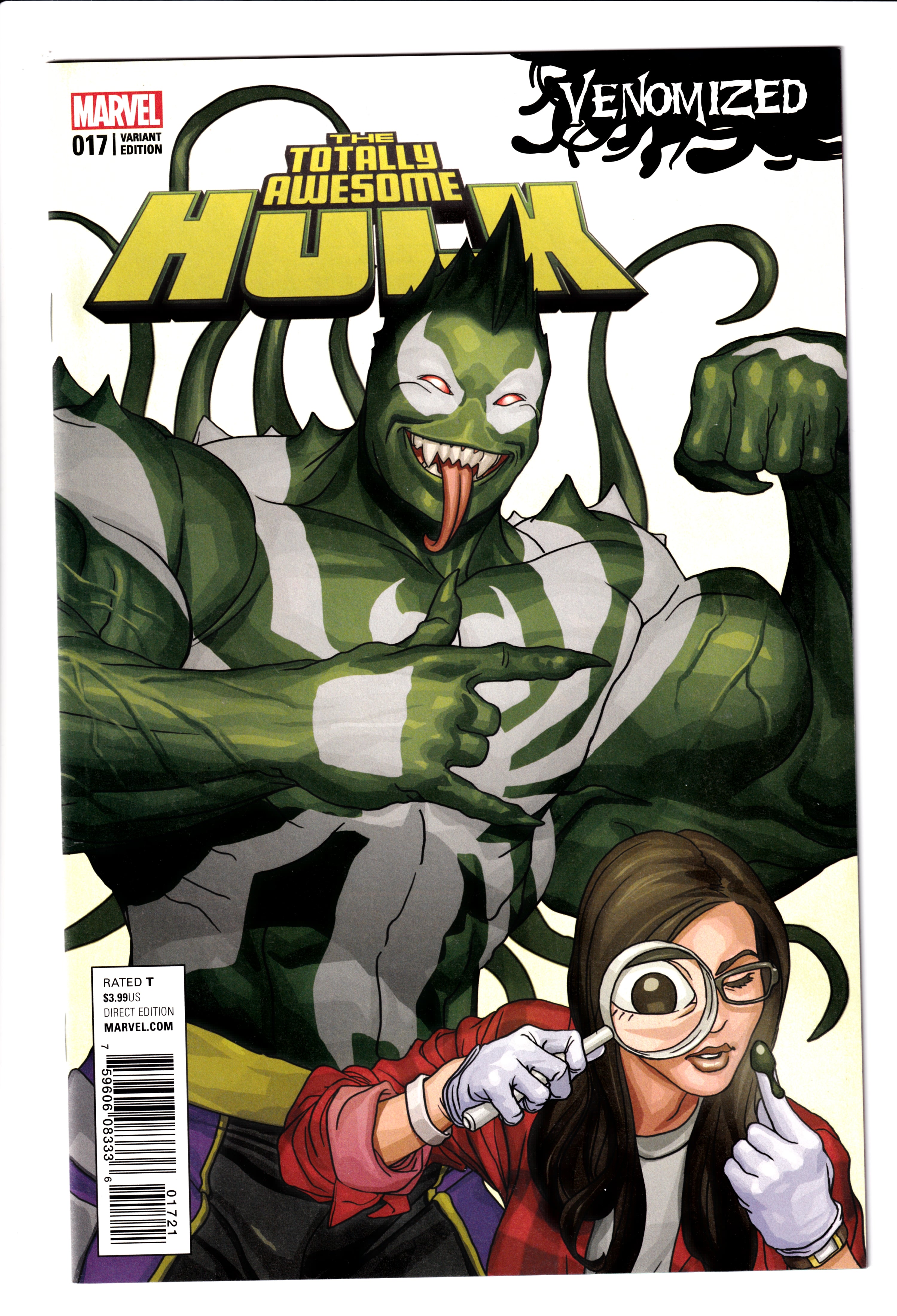 Totally Awesome Hulk #17 Venomized Var NM (9.6) (2017)