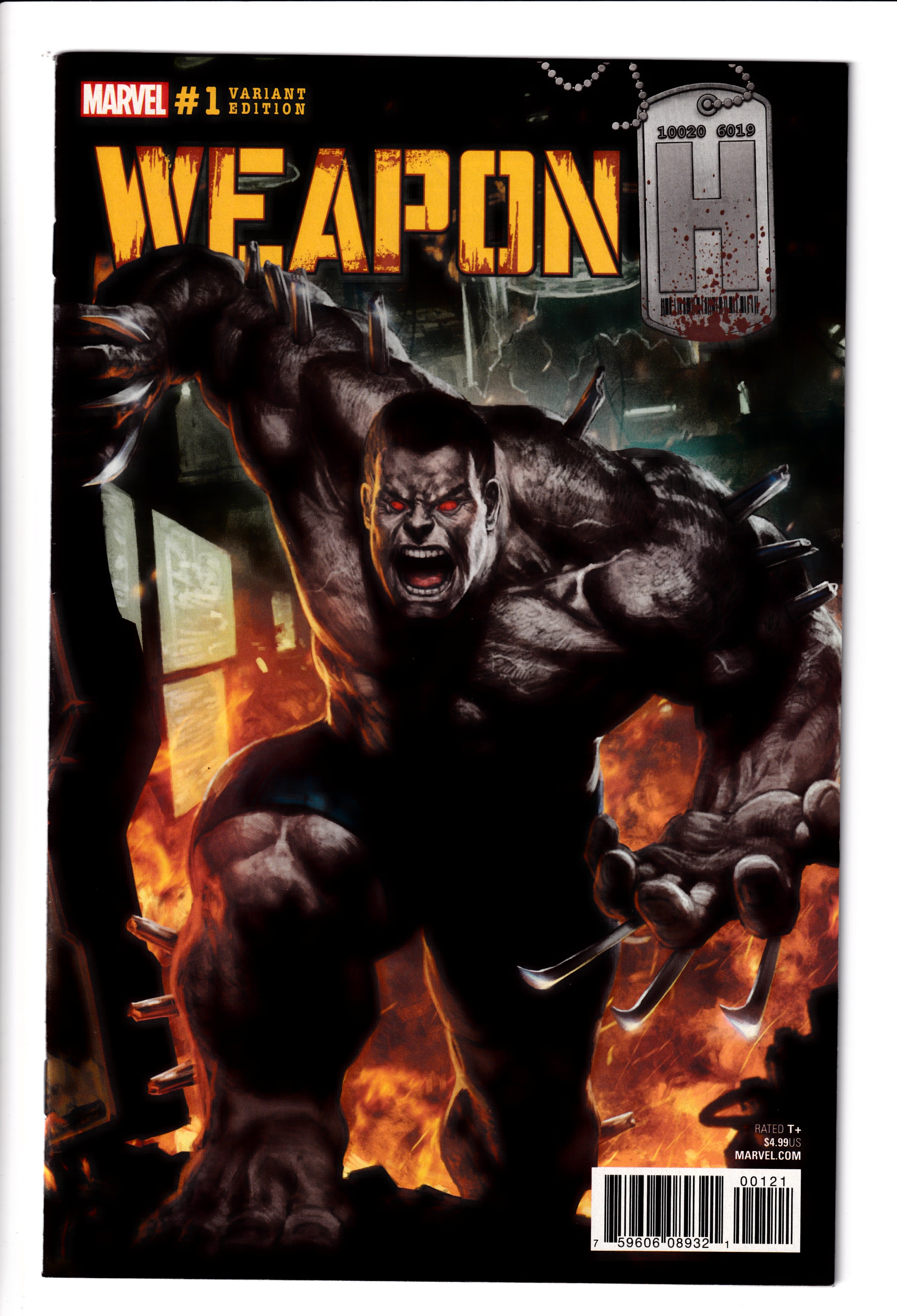 Weapon H #1 1:10 Var. NM (9.8) (2018)
